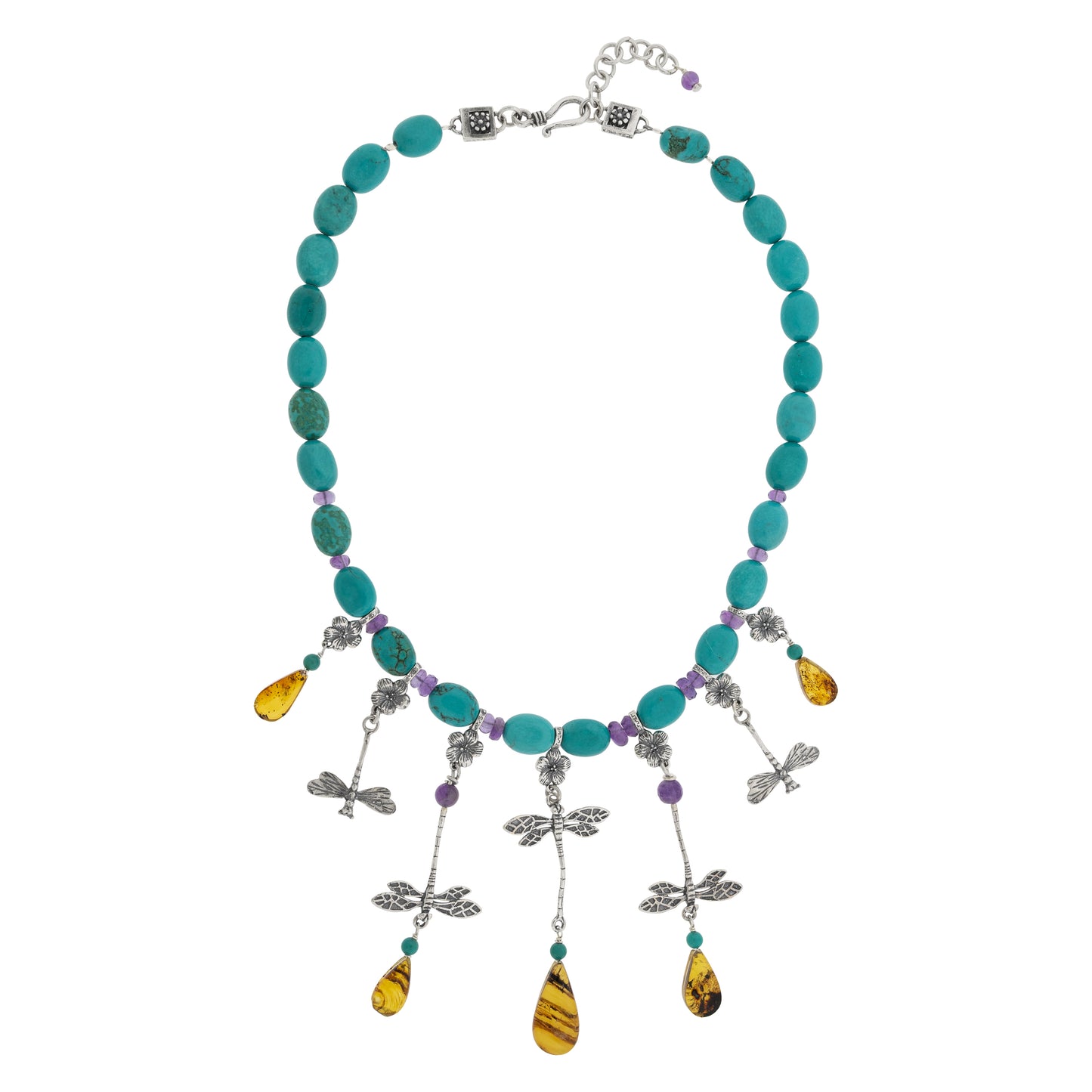 Collar alegres libélulas