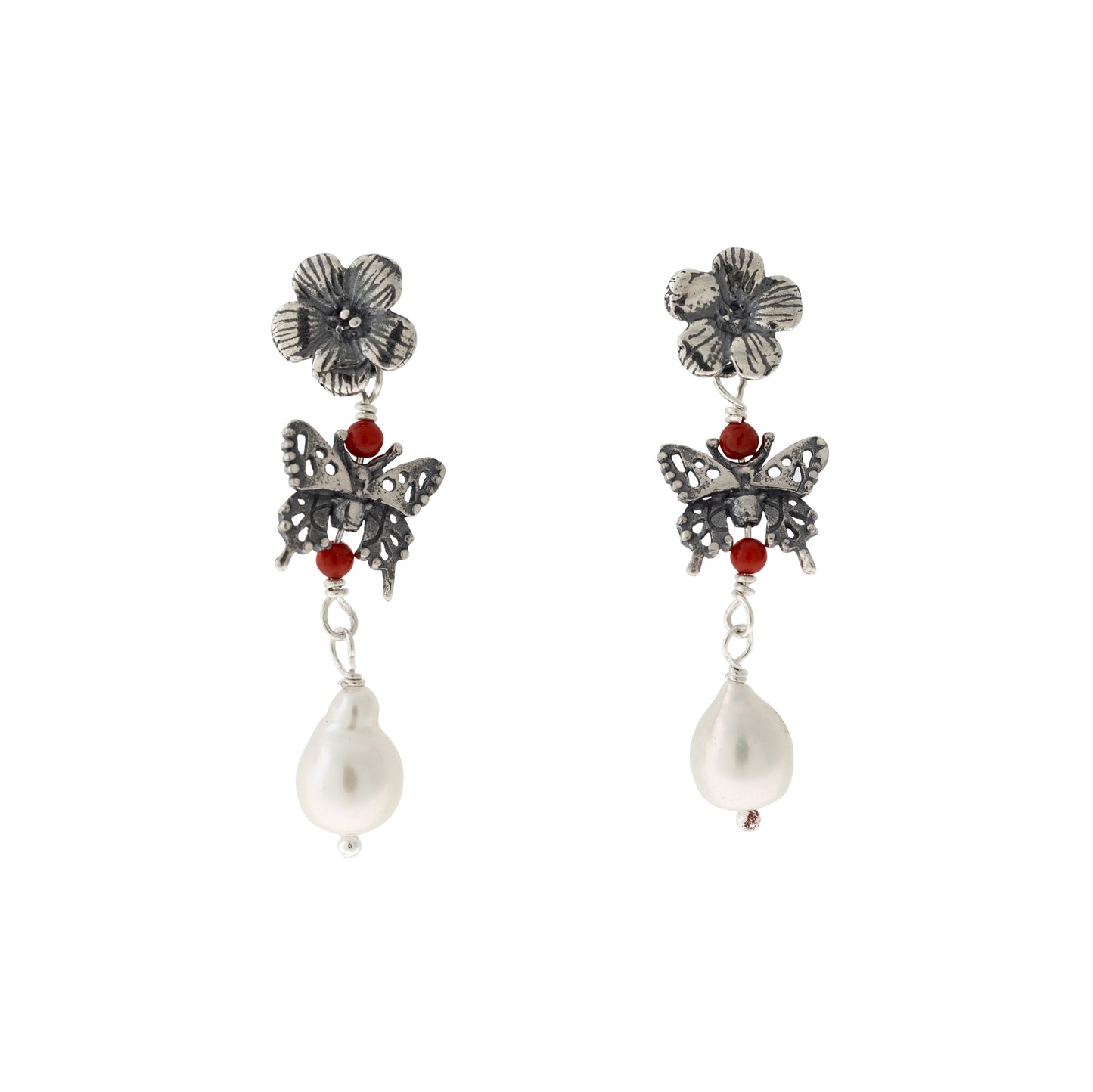 Aretes Mariposita Monarca
