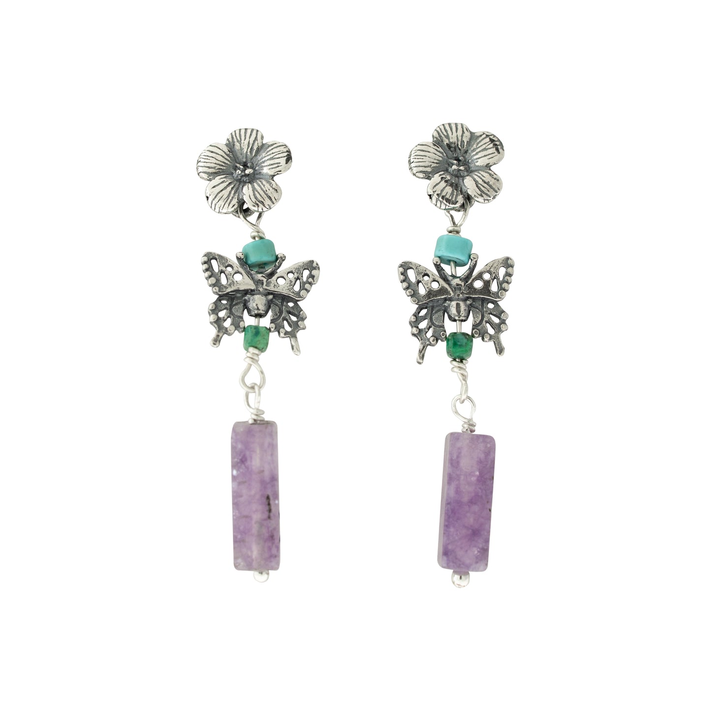 Aretes Mariposita Monarca
