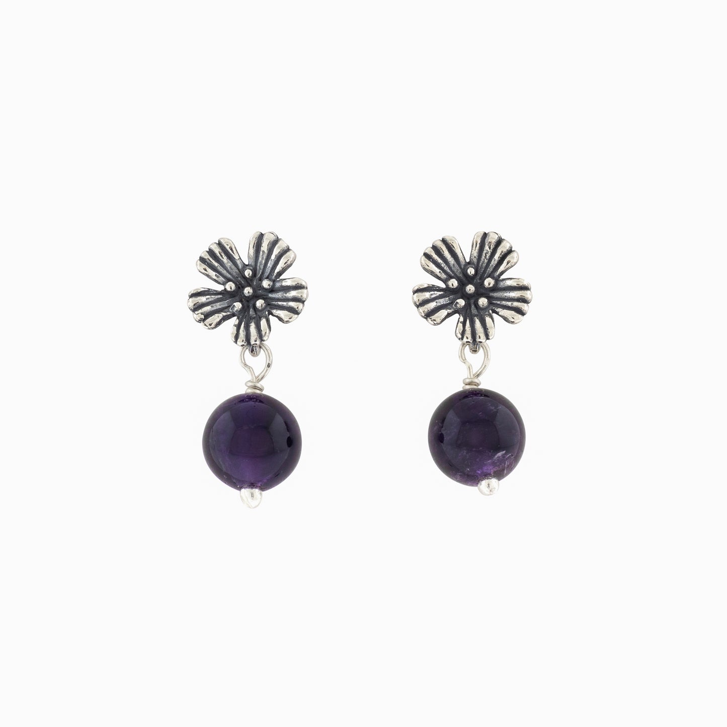 Aretes Flor de Fresa