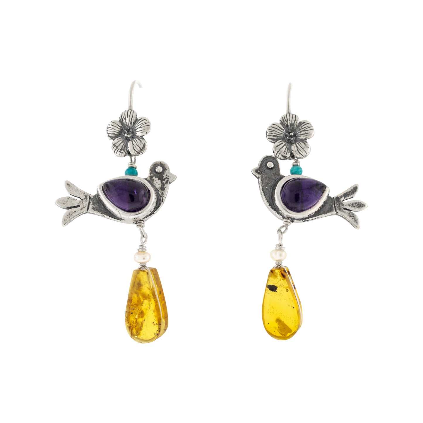 Aretes Paloma Romántica
