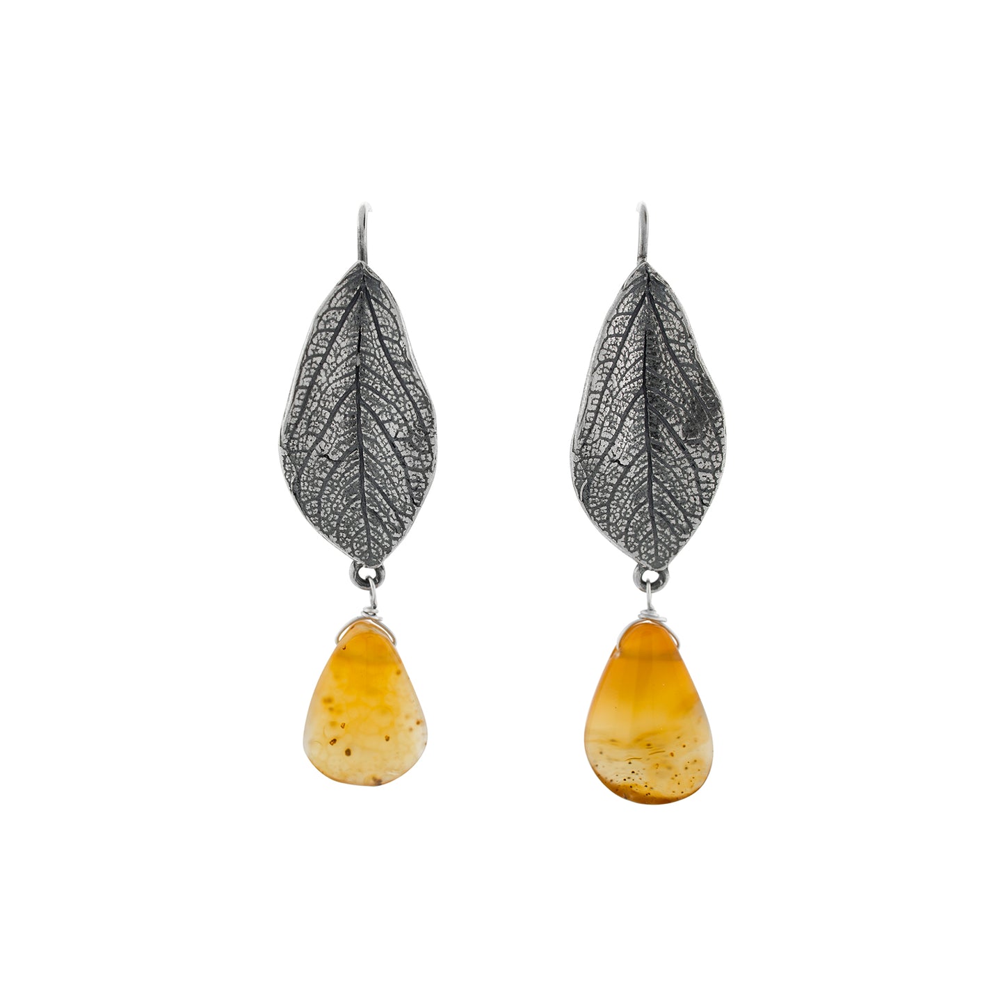 Aretes Hoja Mediana