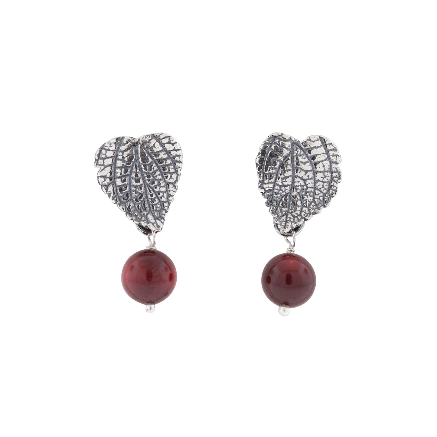 Aretes Hoja Corazón