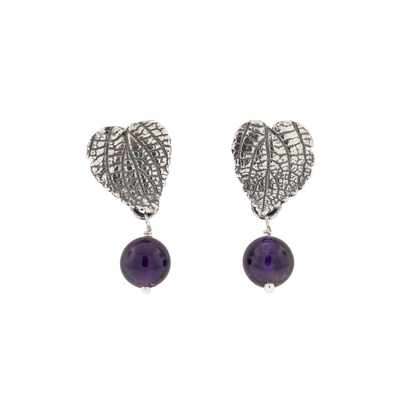 Aretes Hoja Corazón