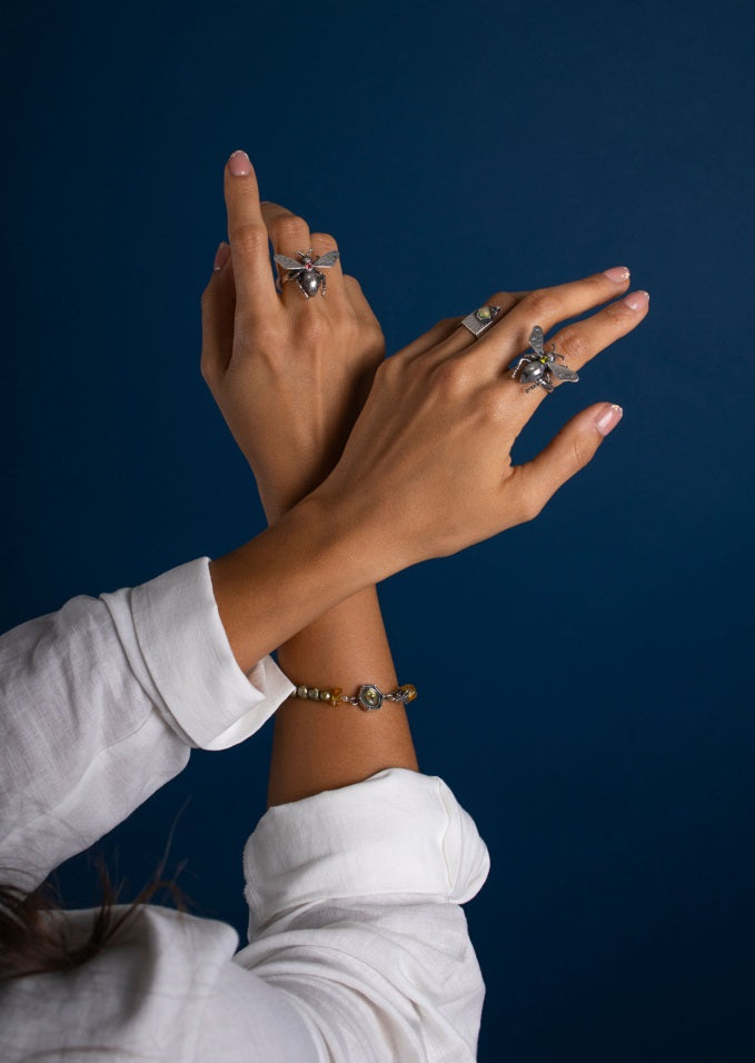 Anillo Abeja Trabajadora