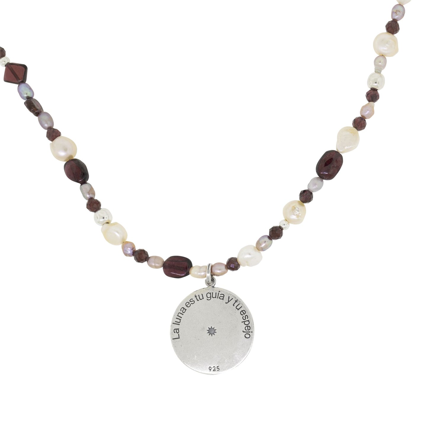 Collar conejito espejo de luna