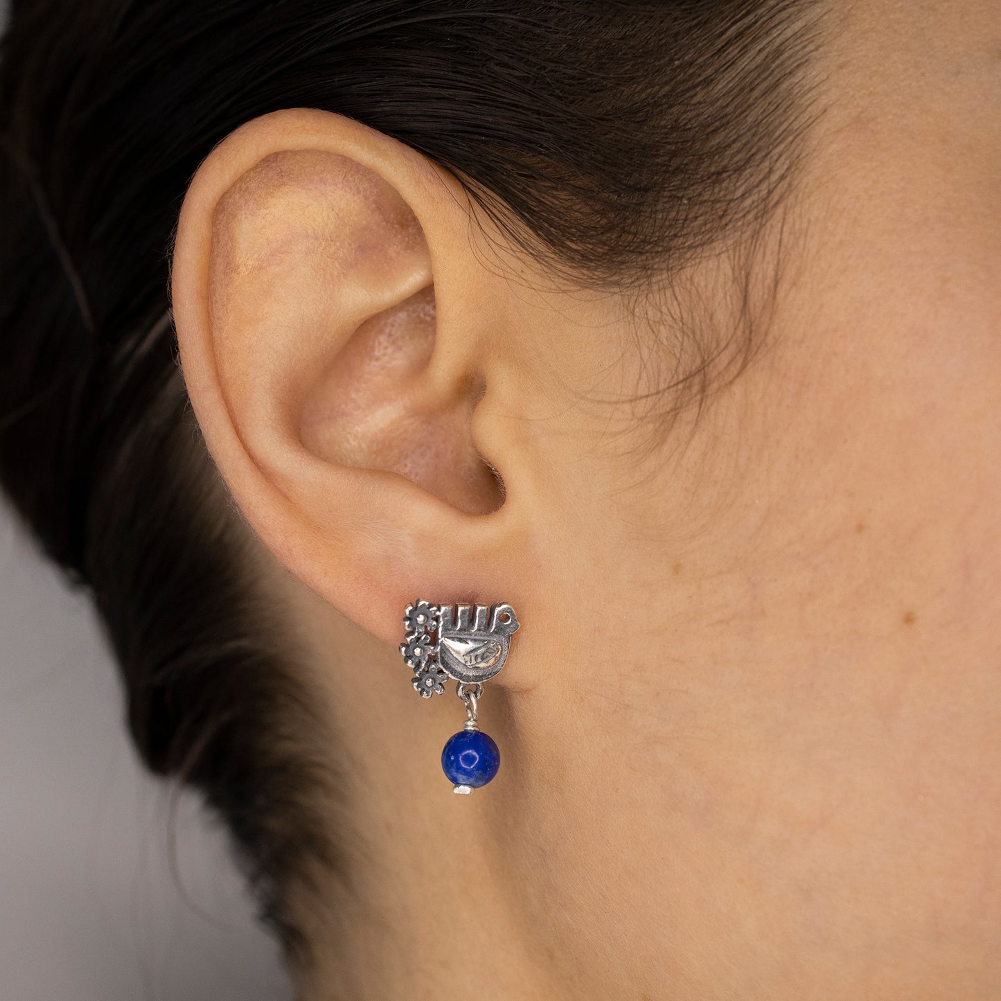 Aretes Paloma Citlali chicos - Citlali Joyas