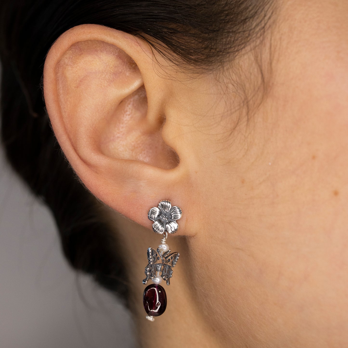 Aretes Mariposita Monarca