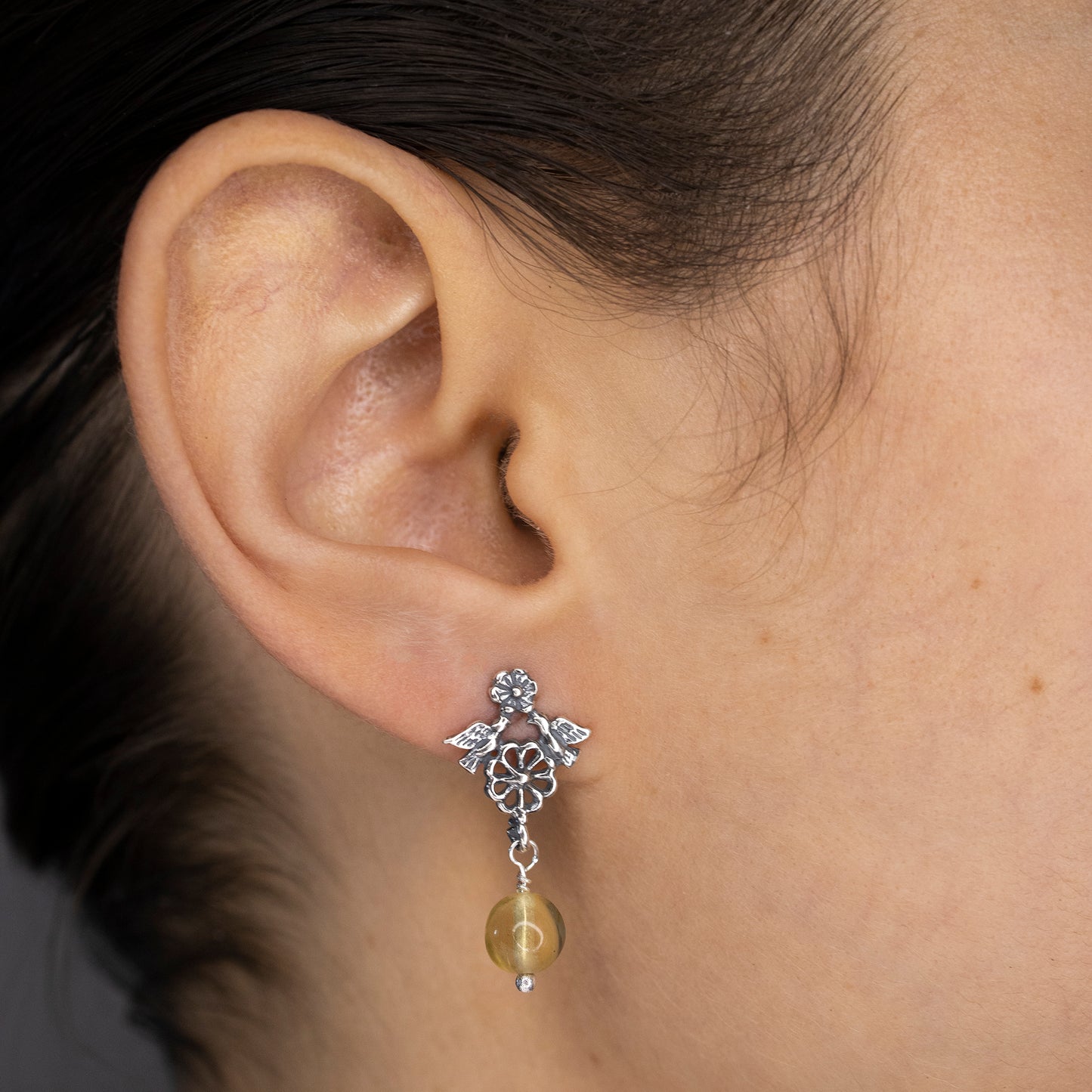 Aretes Margarita con Pajaritos