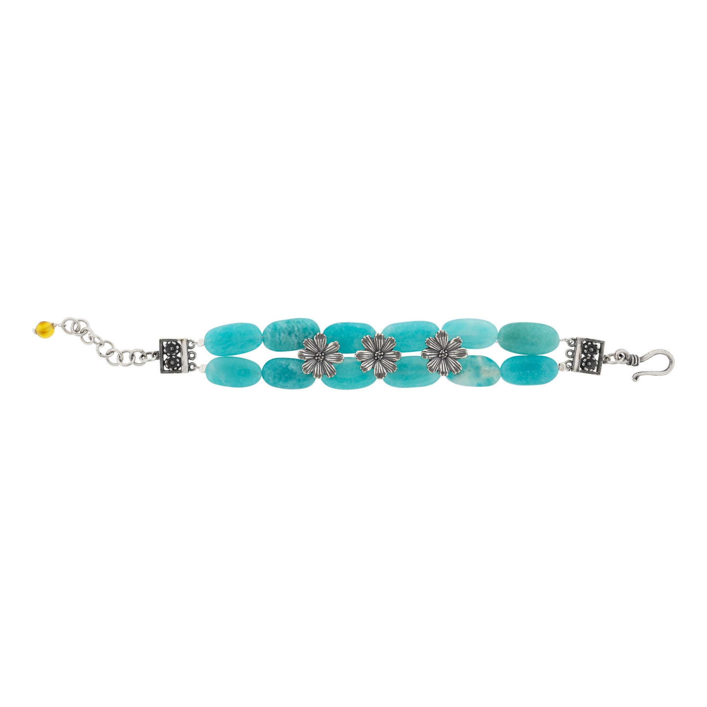 Pulsera margaritas primaverales
