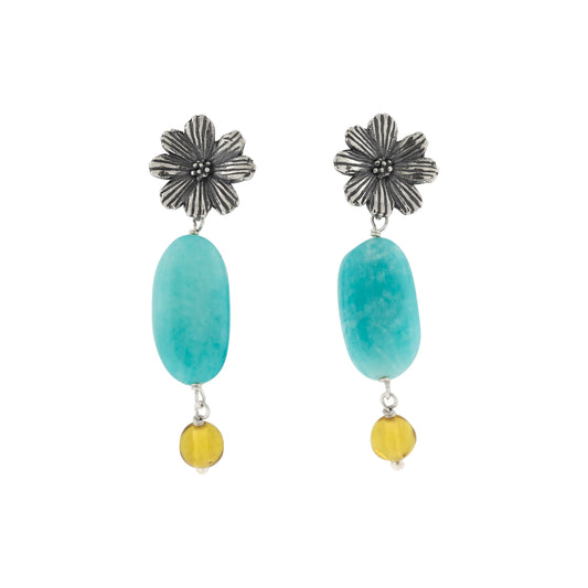 Aretes margaritas primaverales