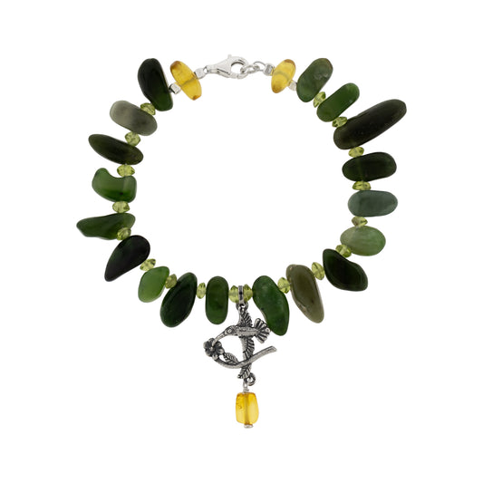 Pulsera colibrí en rama