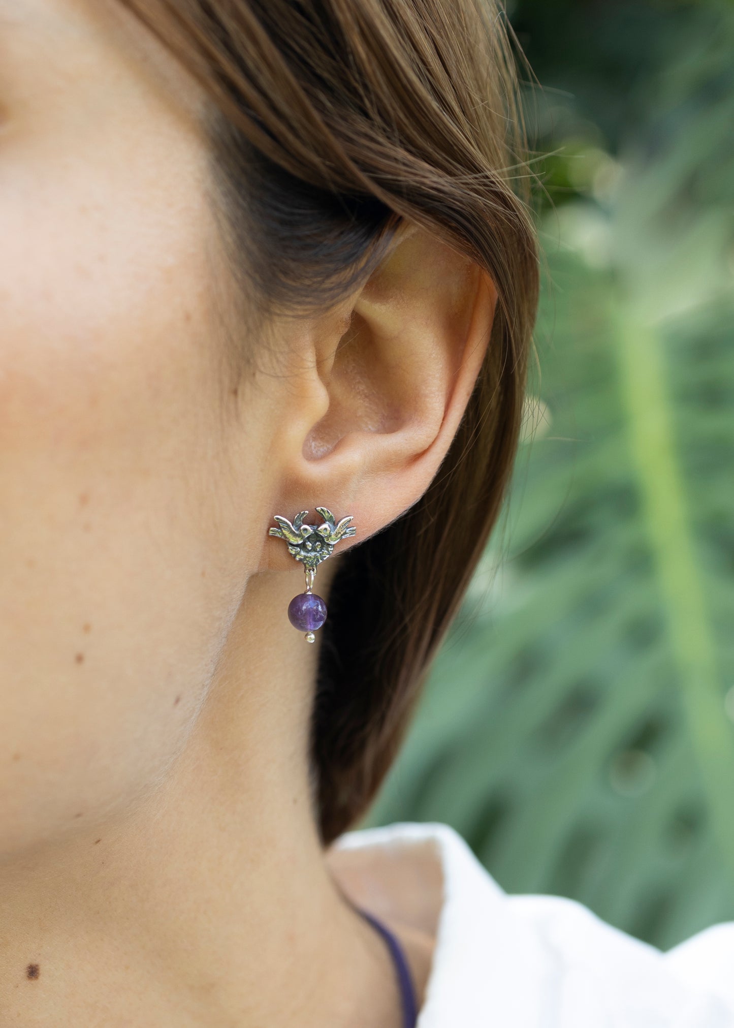 Aretes Nido de Pajaritos