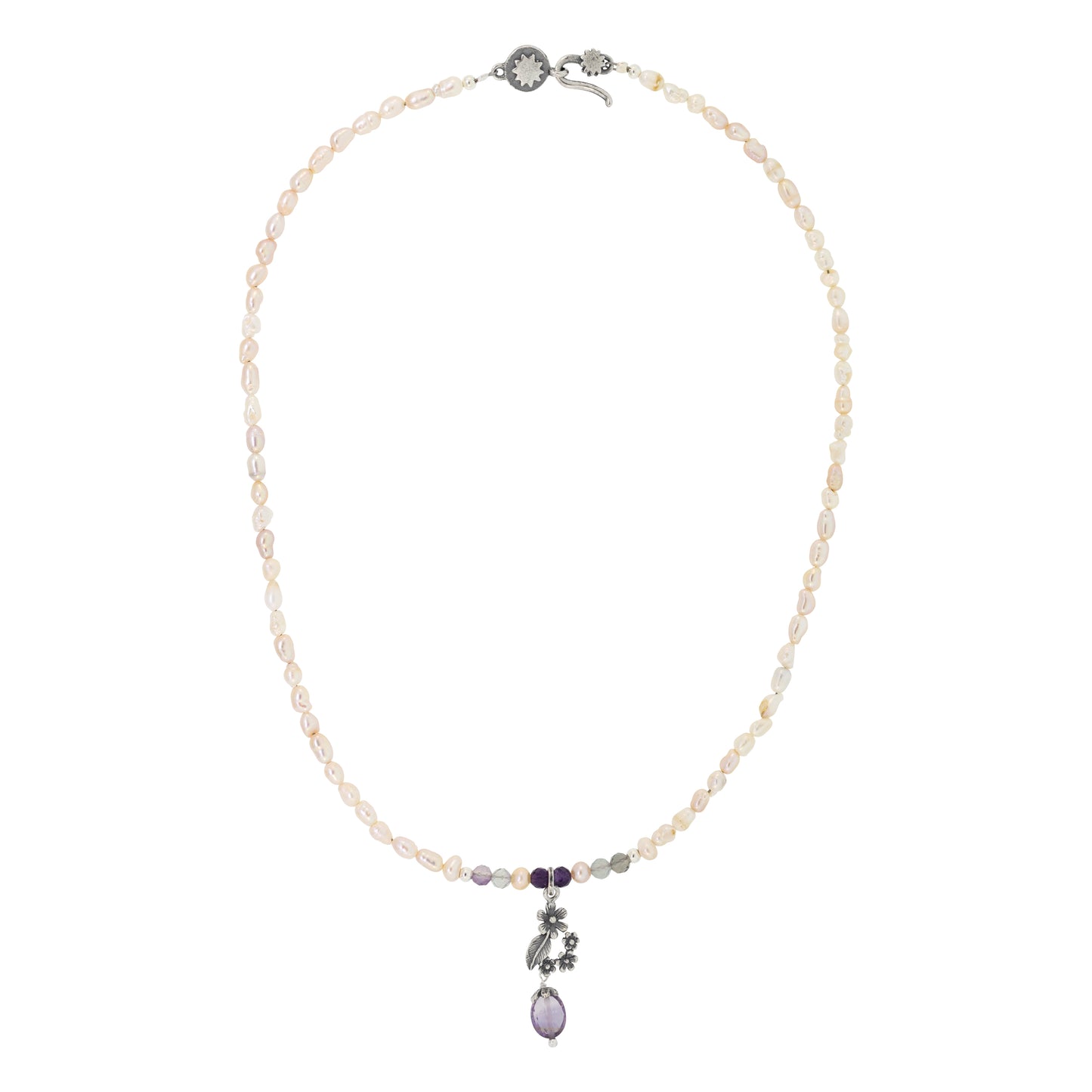 Collar corona de flores