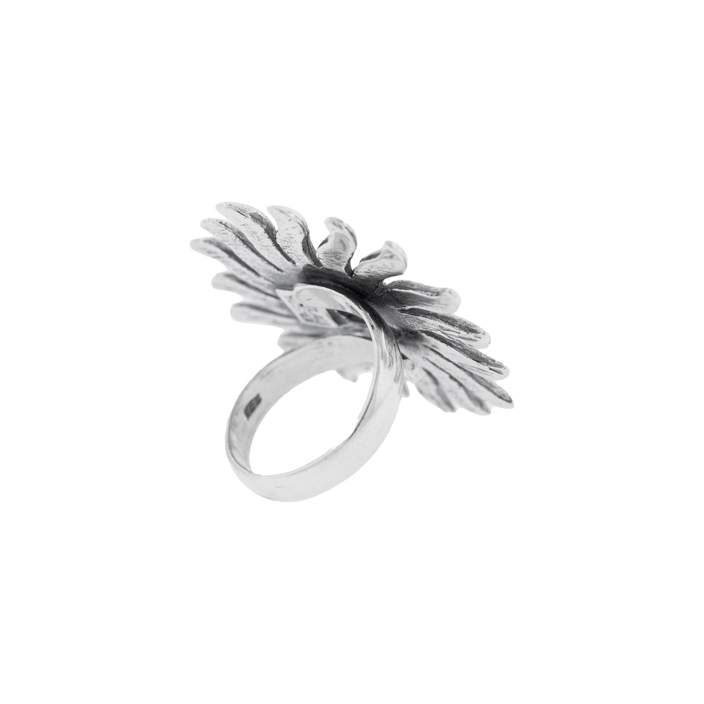 Anillo flor sol grande