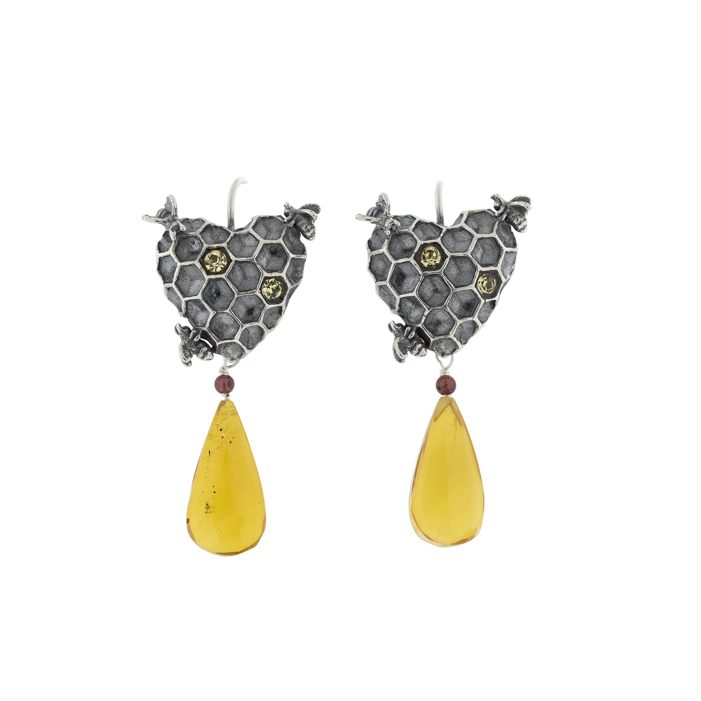 Aretes Amor en Colmena