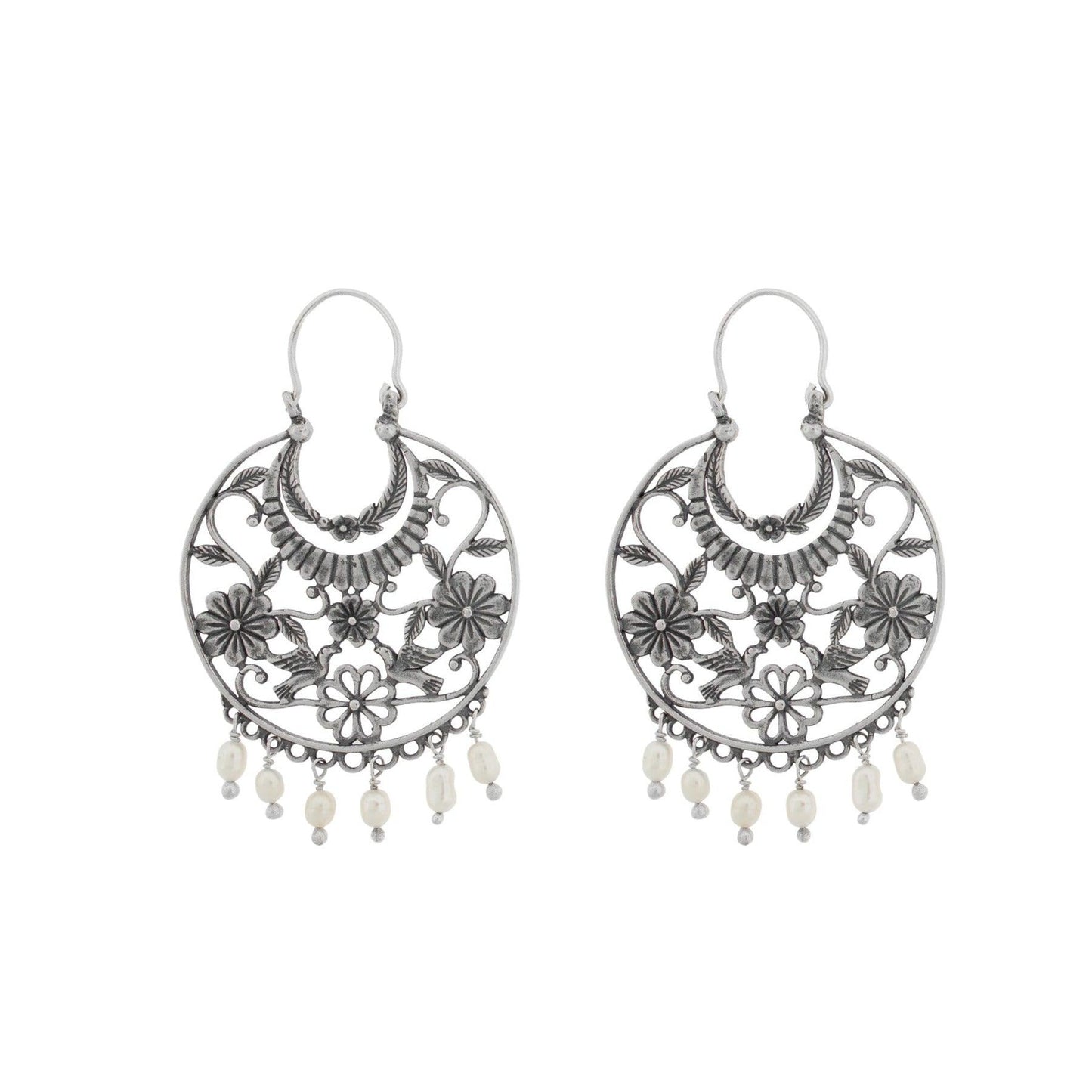 Arracadas Margaritas grandes - Citlali Joyas