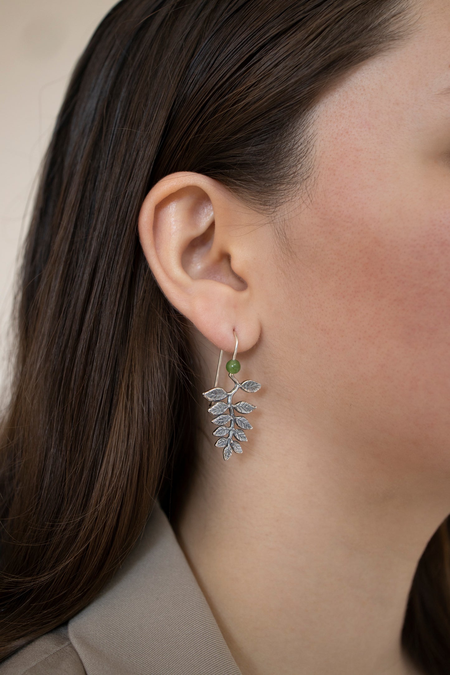 Aretes Helecho chicos