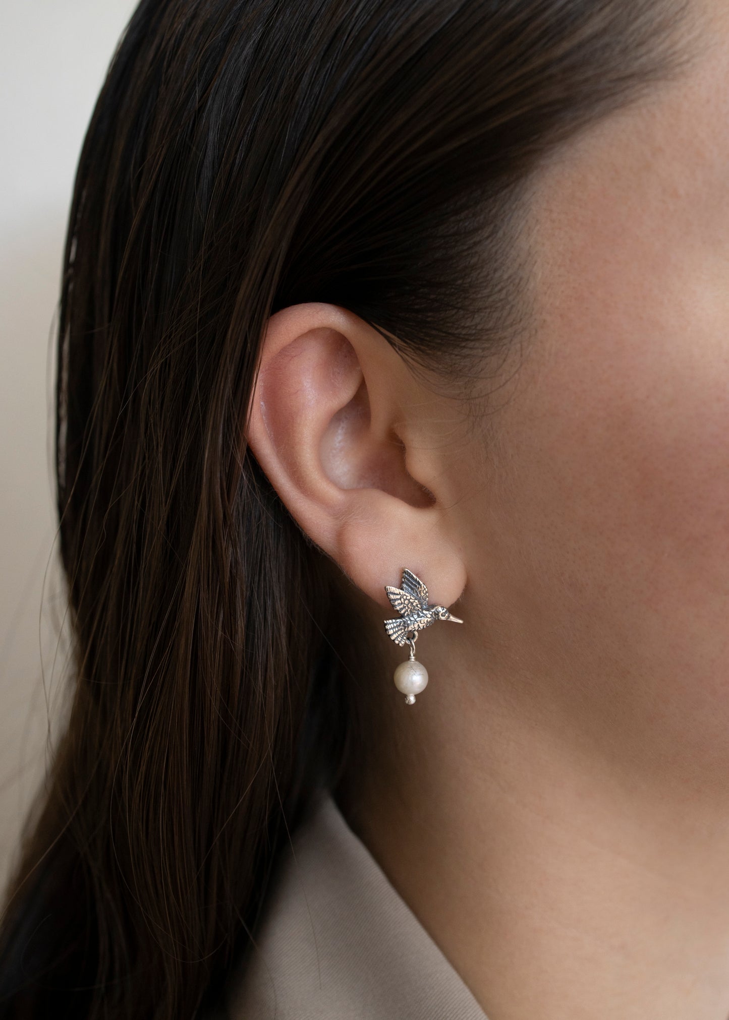 Aretes Colibrí chicos - Citlali Joyas