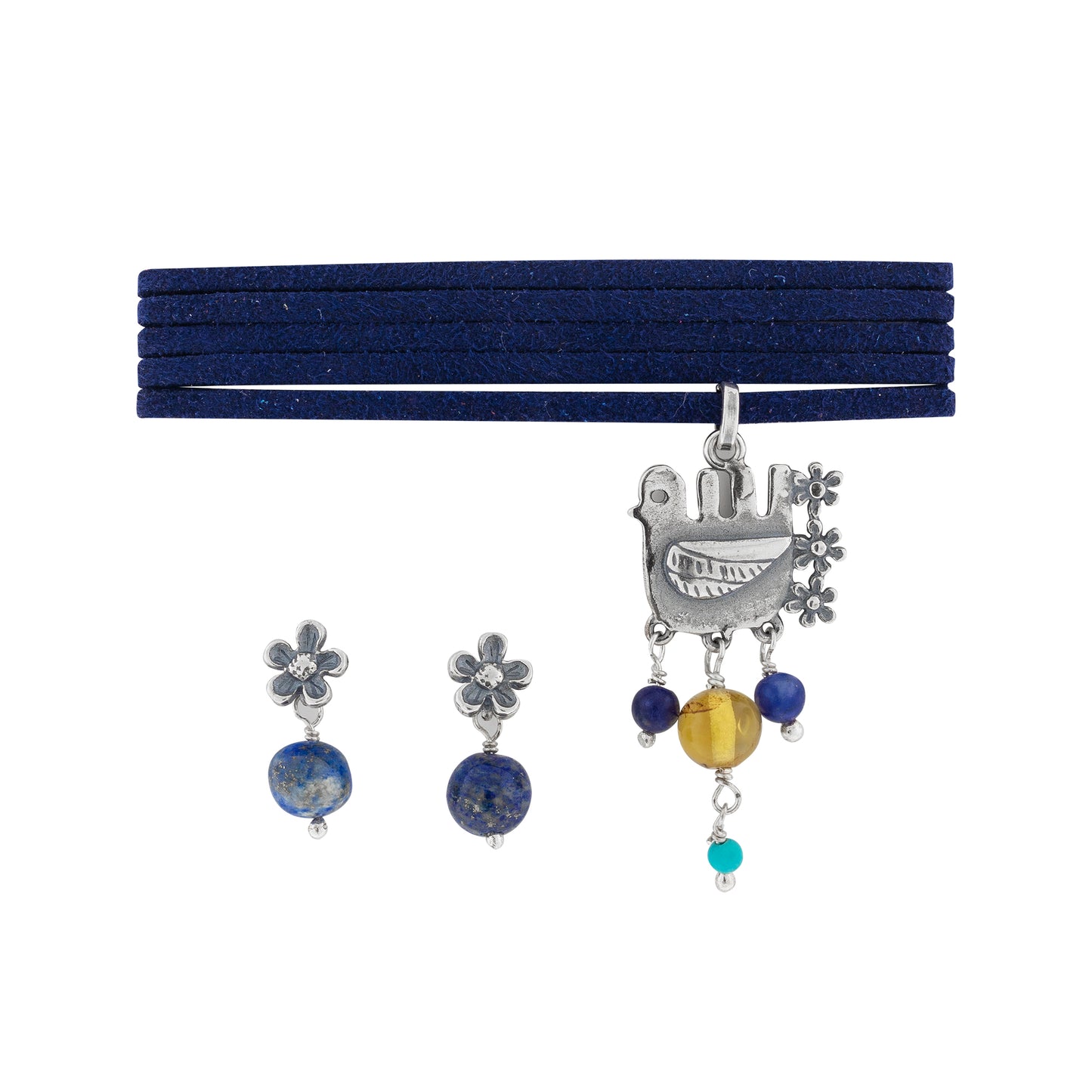 Juego Paloma Citlali grande - Citlali Joyas