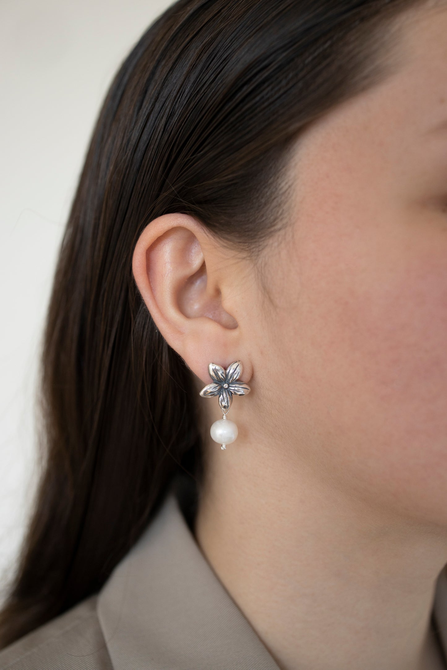 Aretes Jazmín medianos - Citlali Joyas