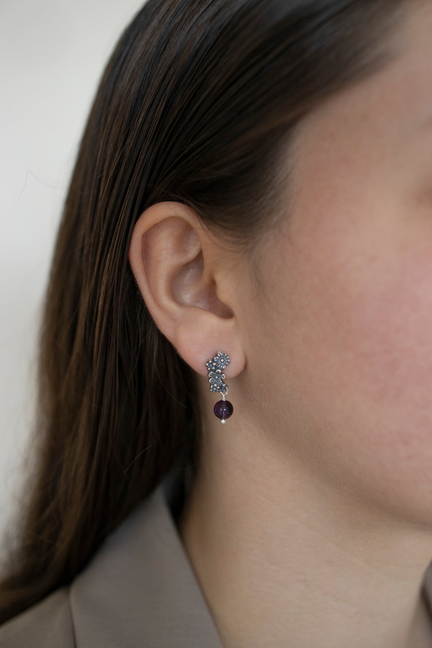 Aretes Ramitos de Flores - Citlali Joyas
