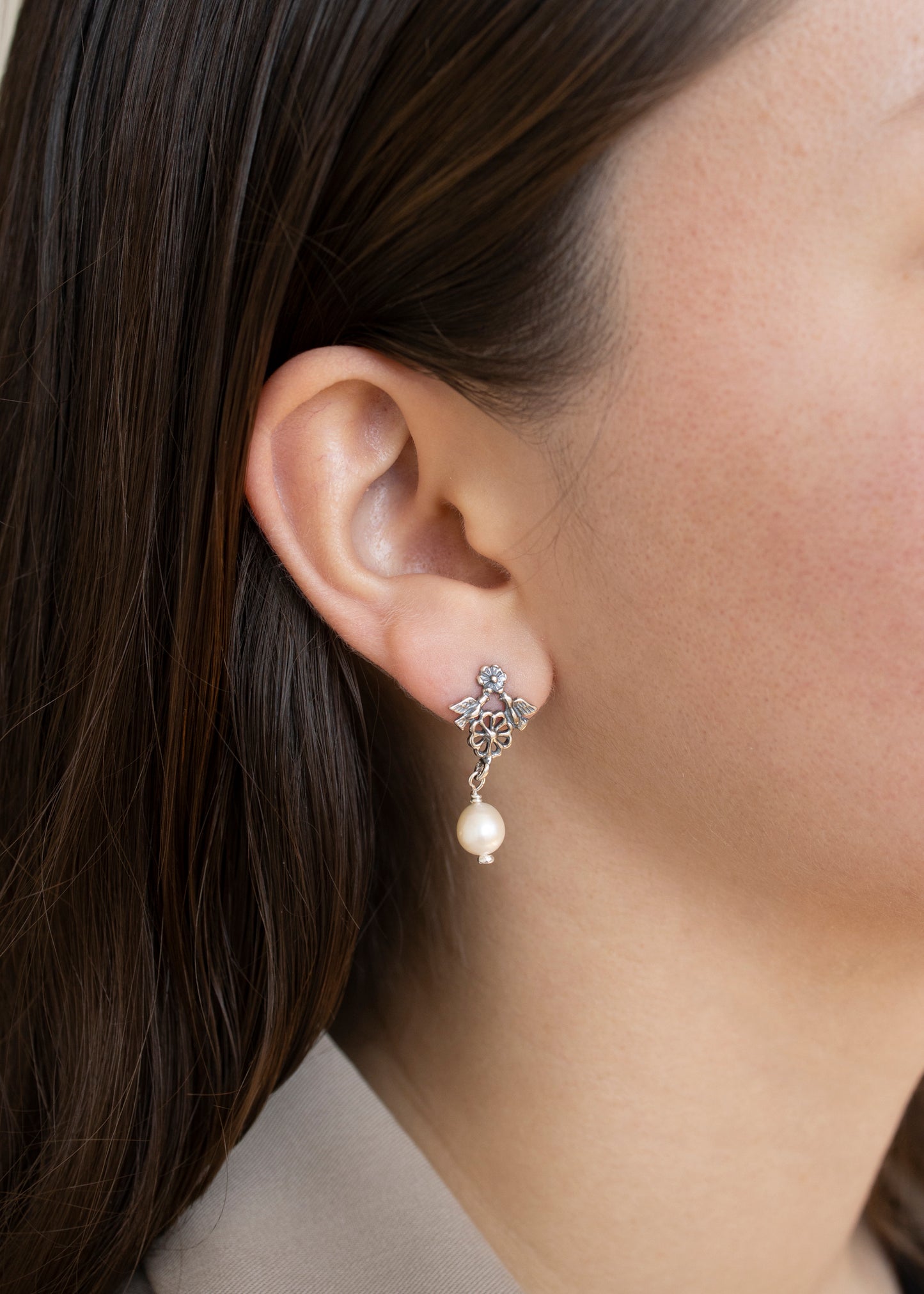 Aretes Margarita con Pajaritos