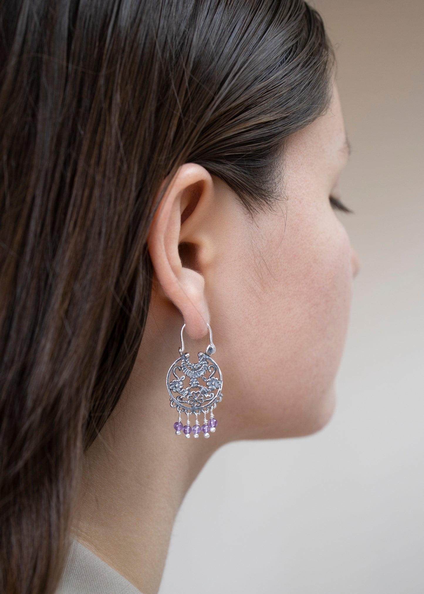 Arracadas Margaritas chicas - Citlali Joyas