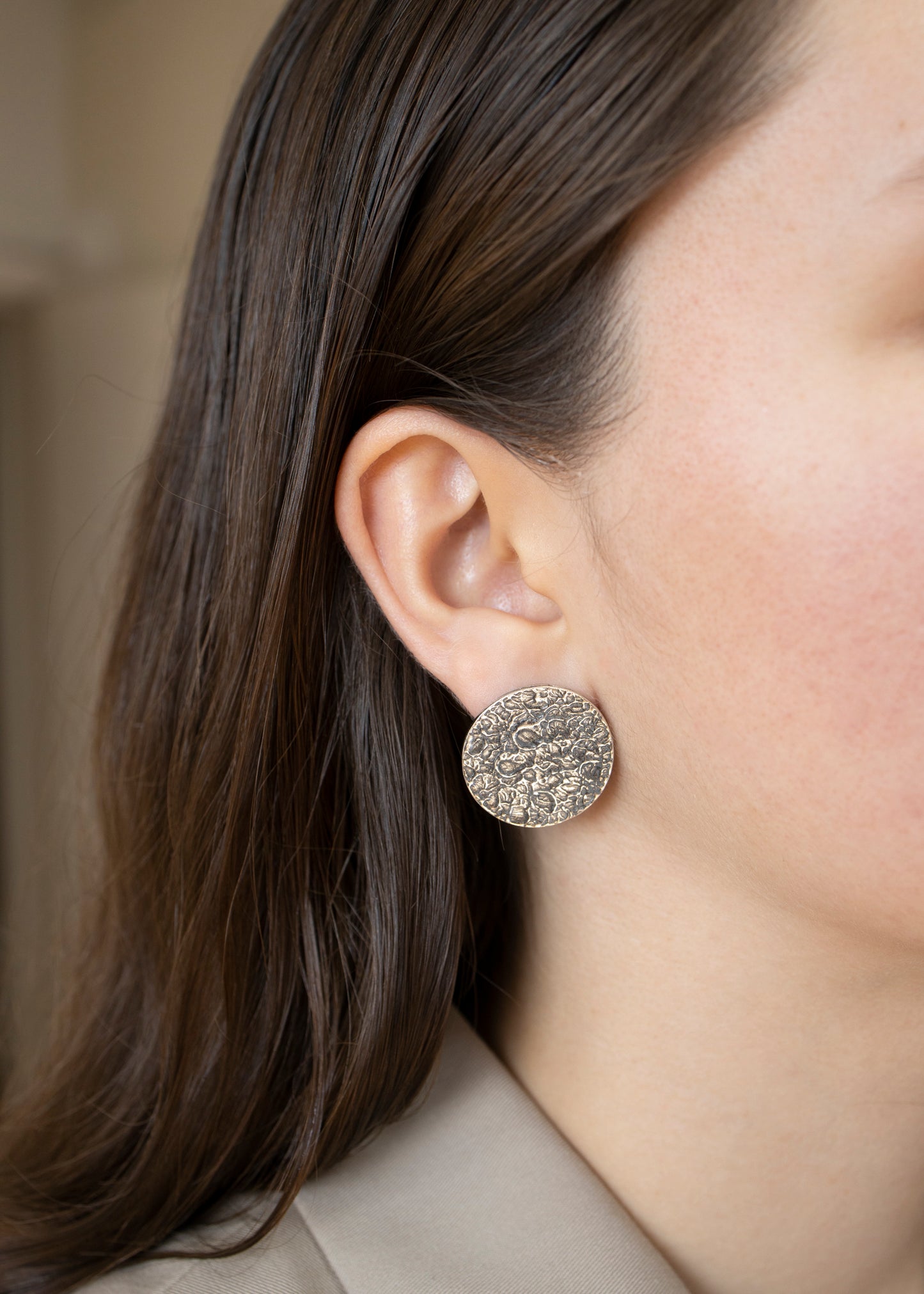 Aretes Fases de la Luna - Citlali Joyas