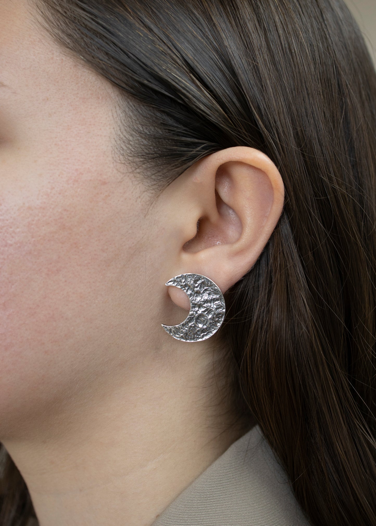 Aretes Fases de la Luna - Citlali Joyas