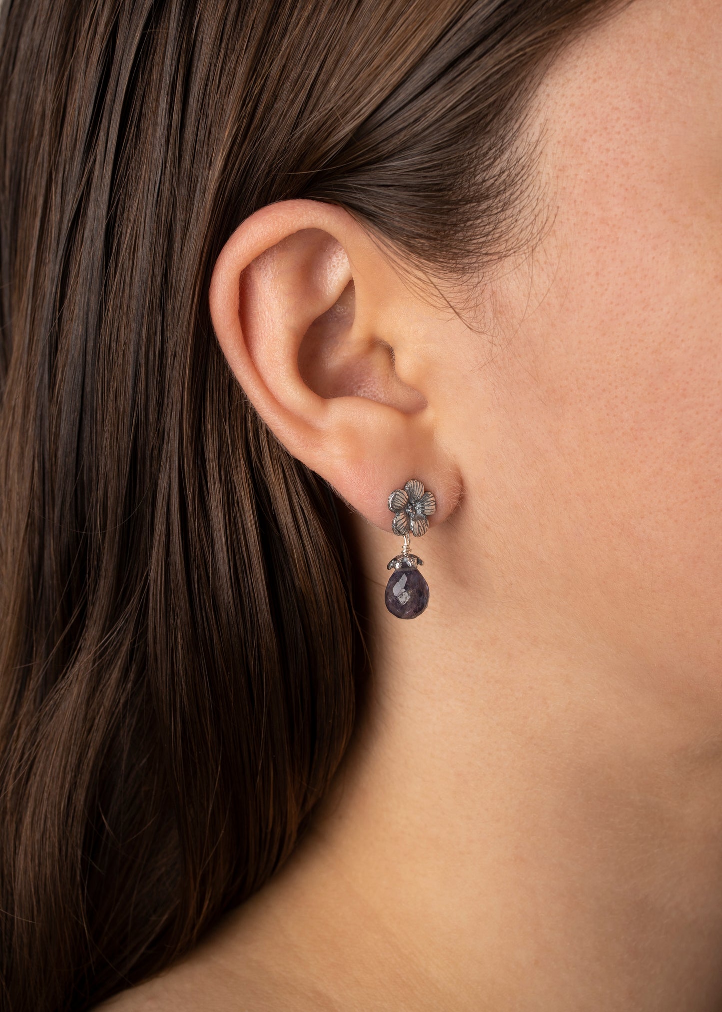 Aretes Flor Armonía - Citlali Joyas