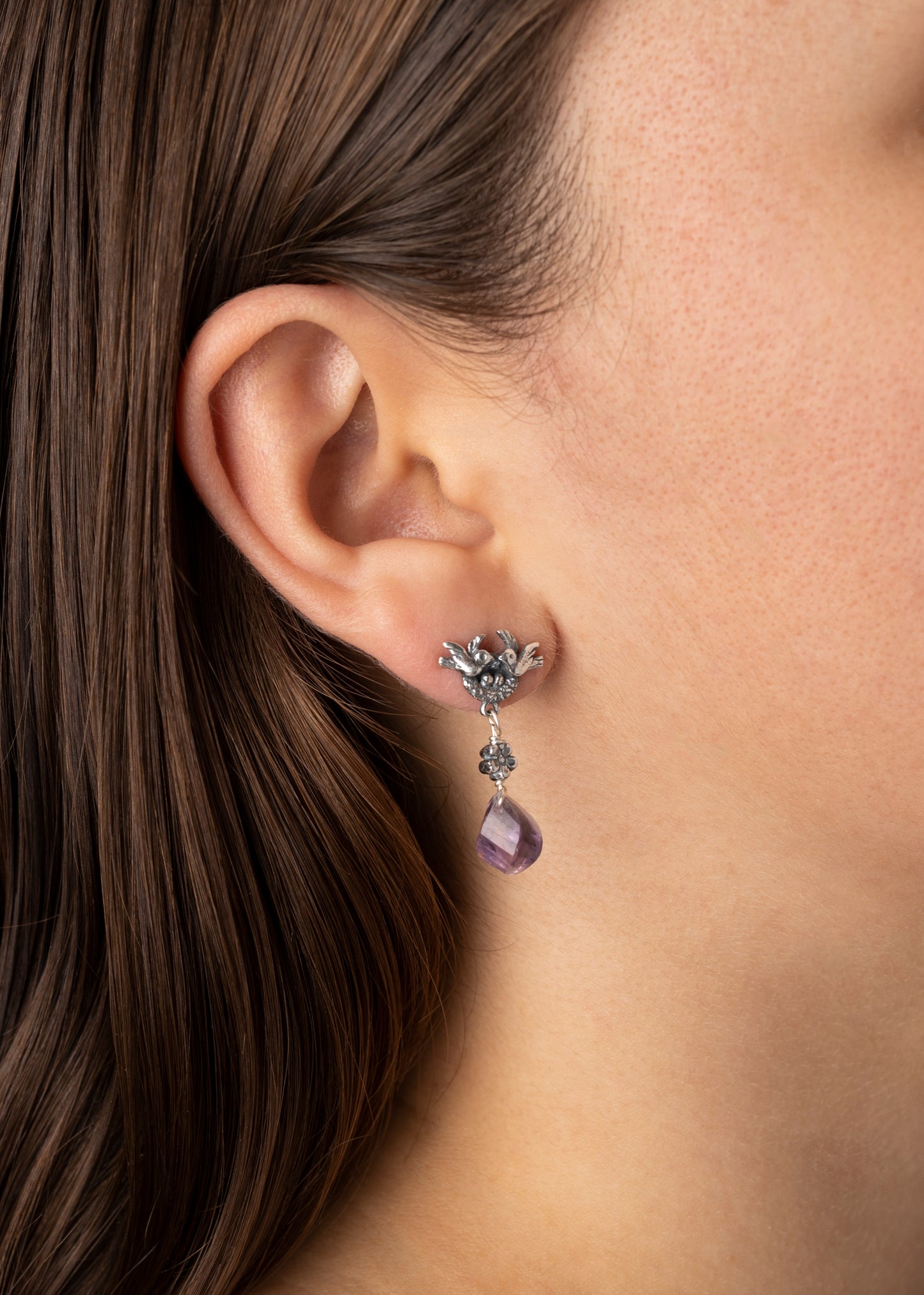 Aretes Pajaritos en el Nido