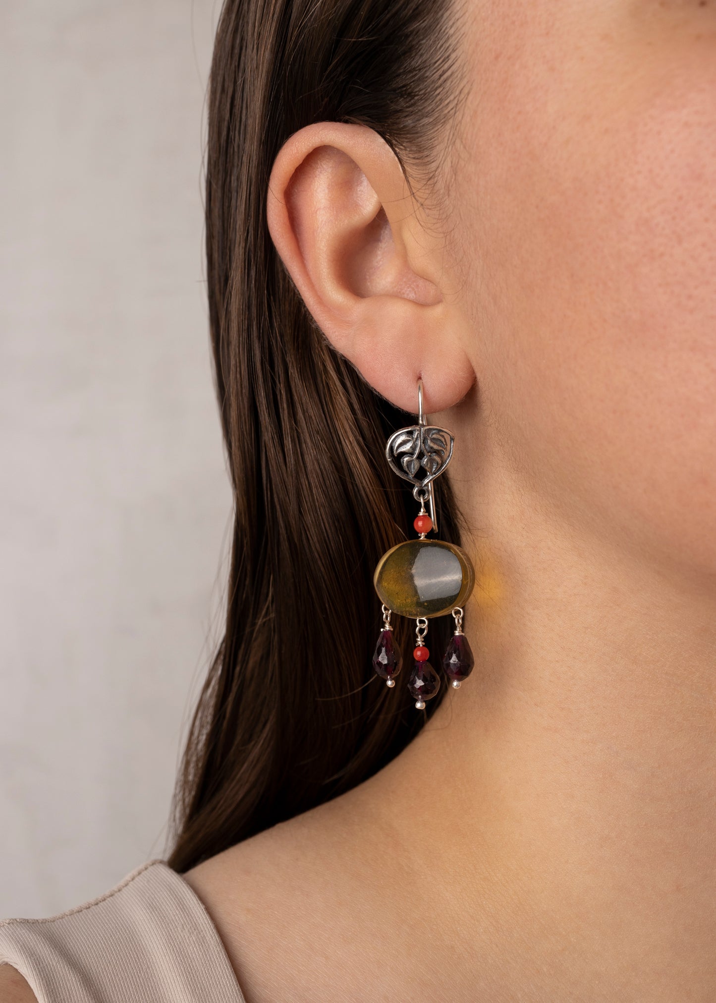 Aretes Gotas del Bosque
