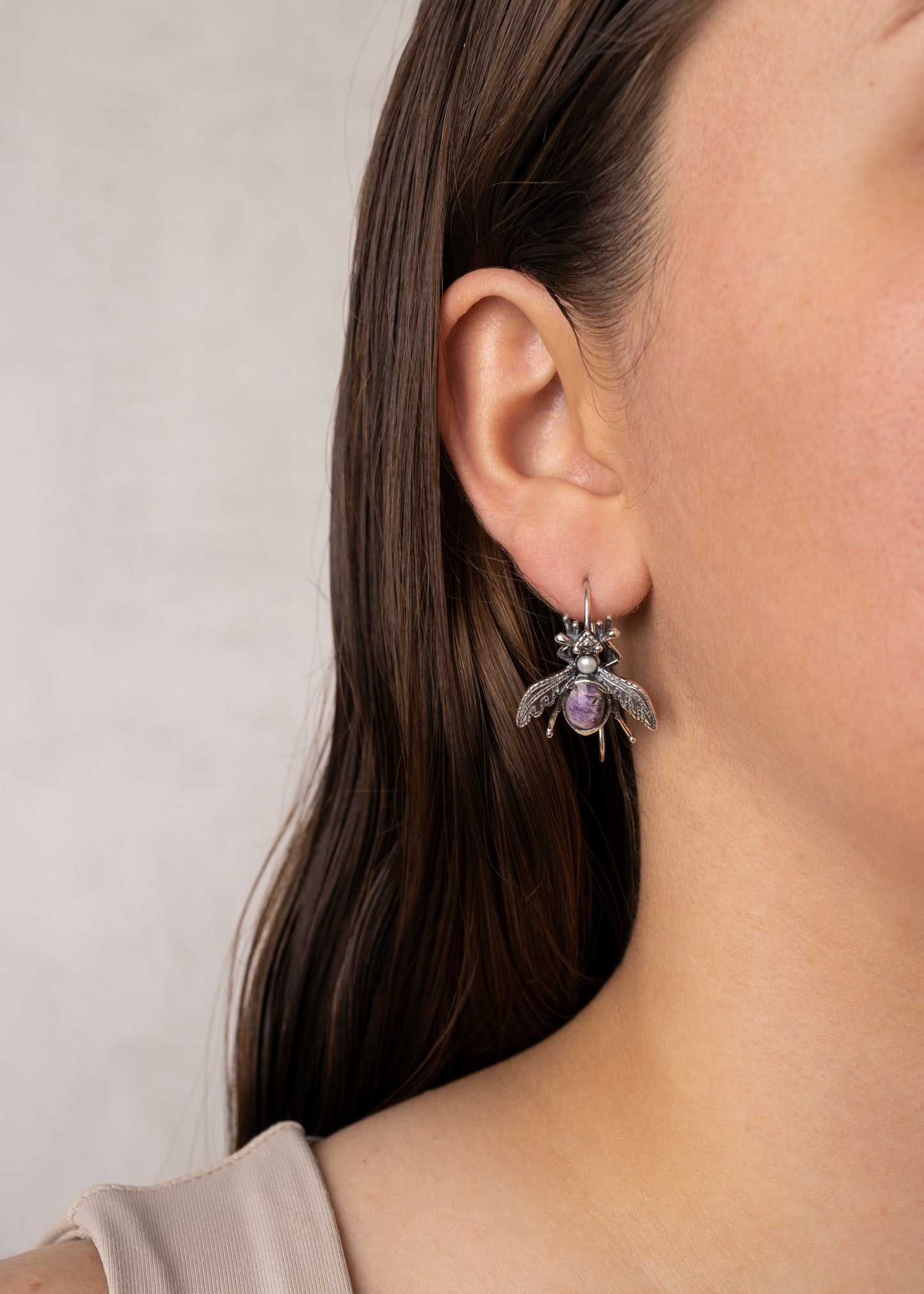 Aretes Escarabajo - Citlali Joyas