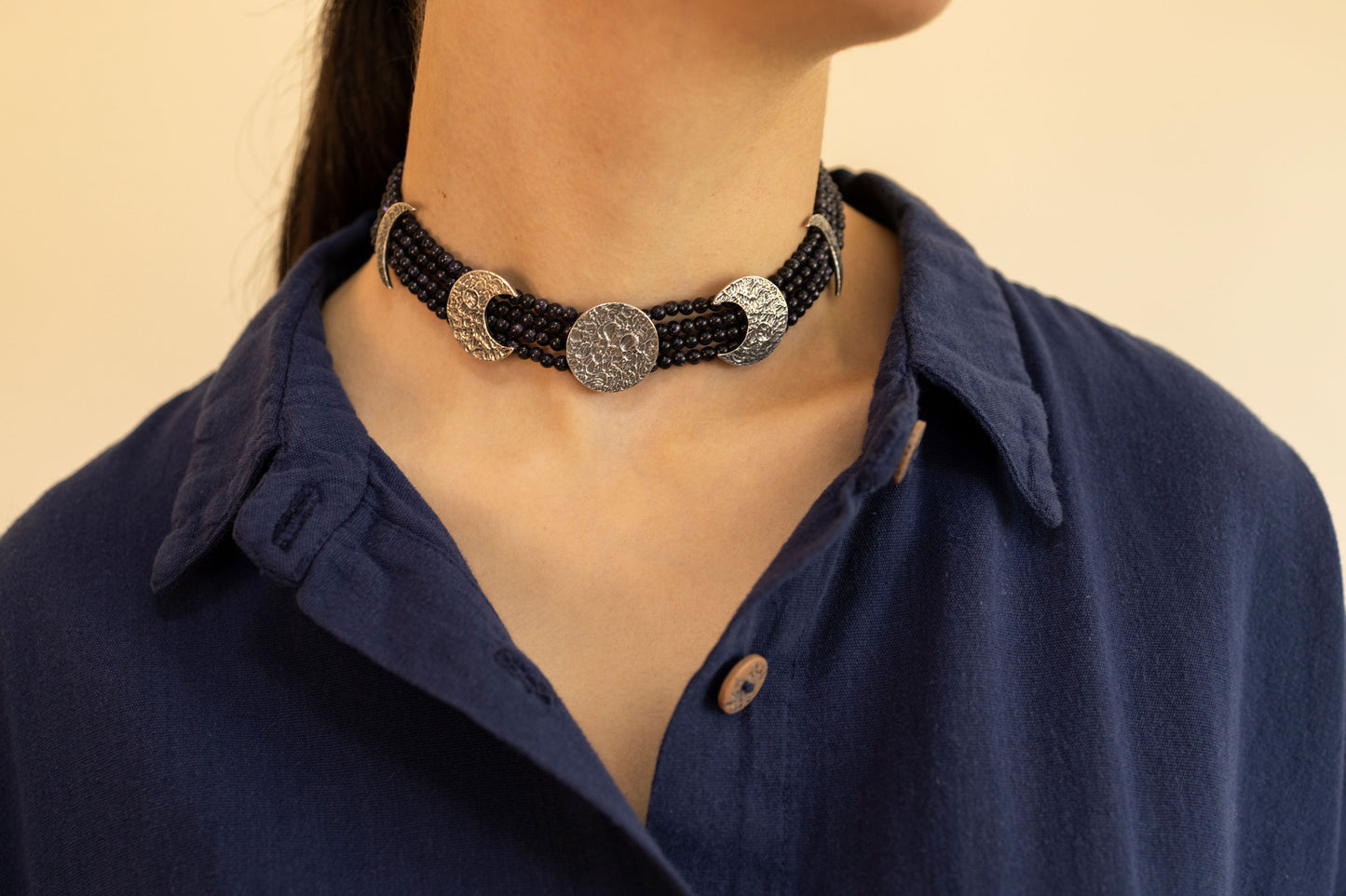 Collar fases de la Luna