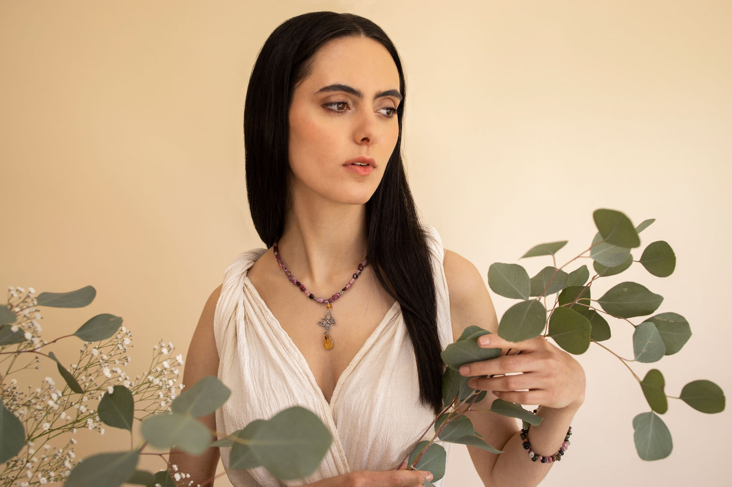 Collar Mariposa Monarca