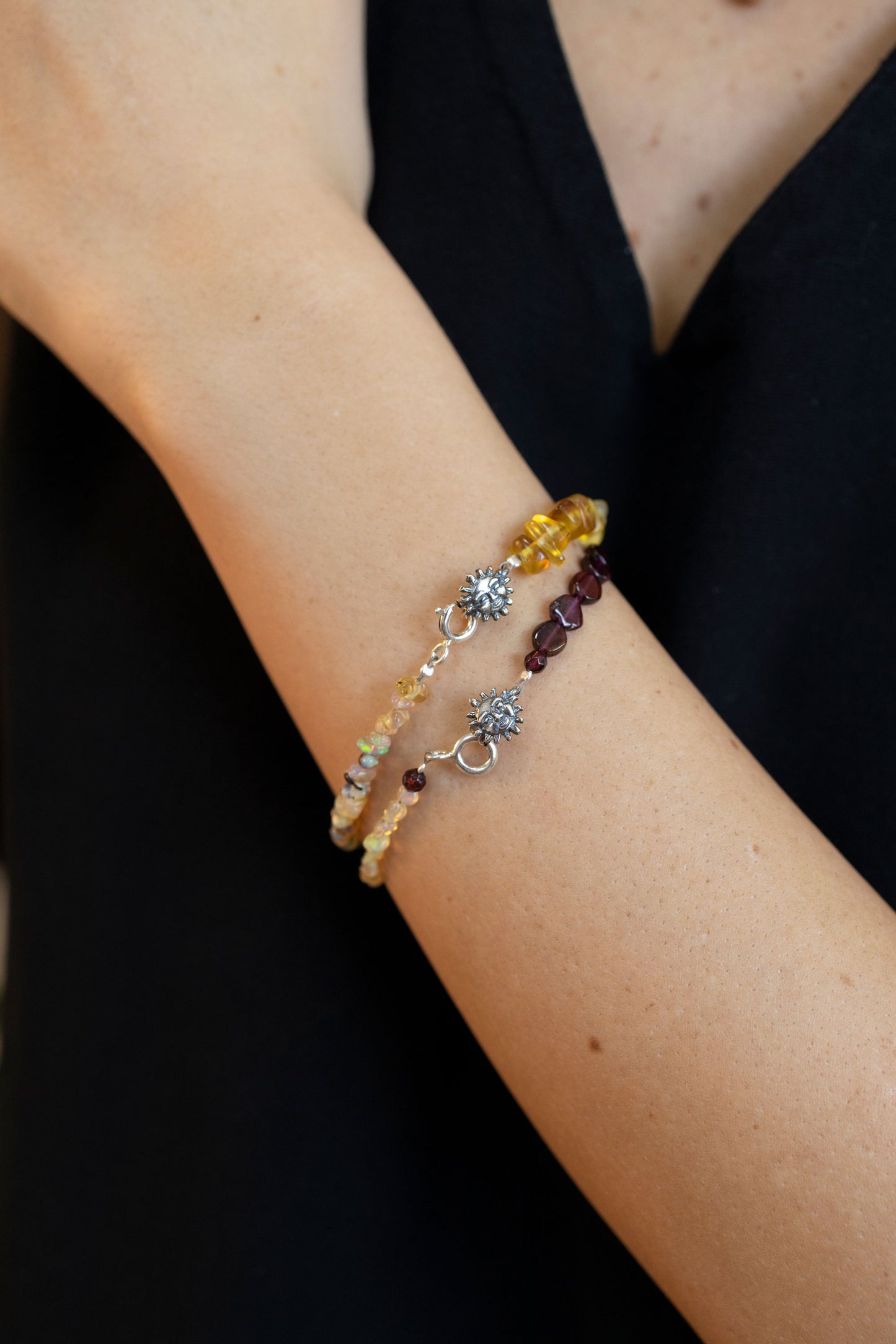 Pulsera Fuerza del Sol con ámbar