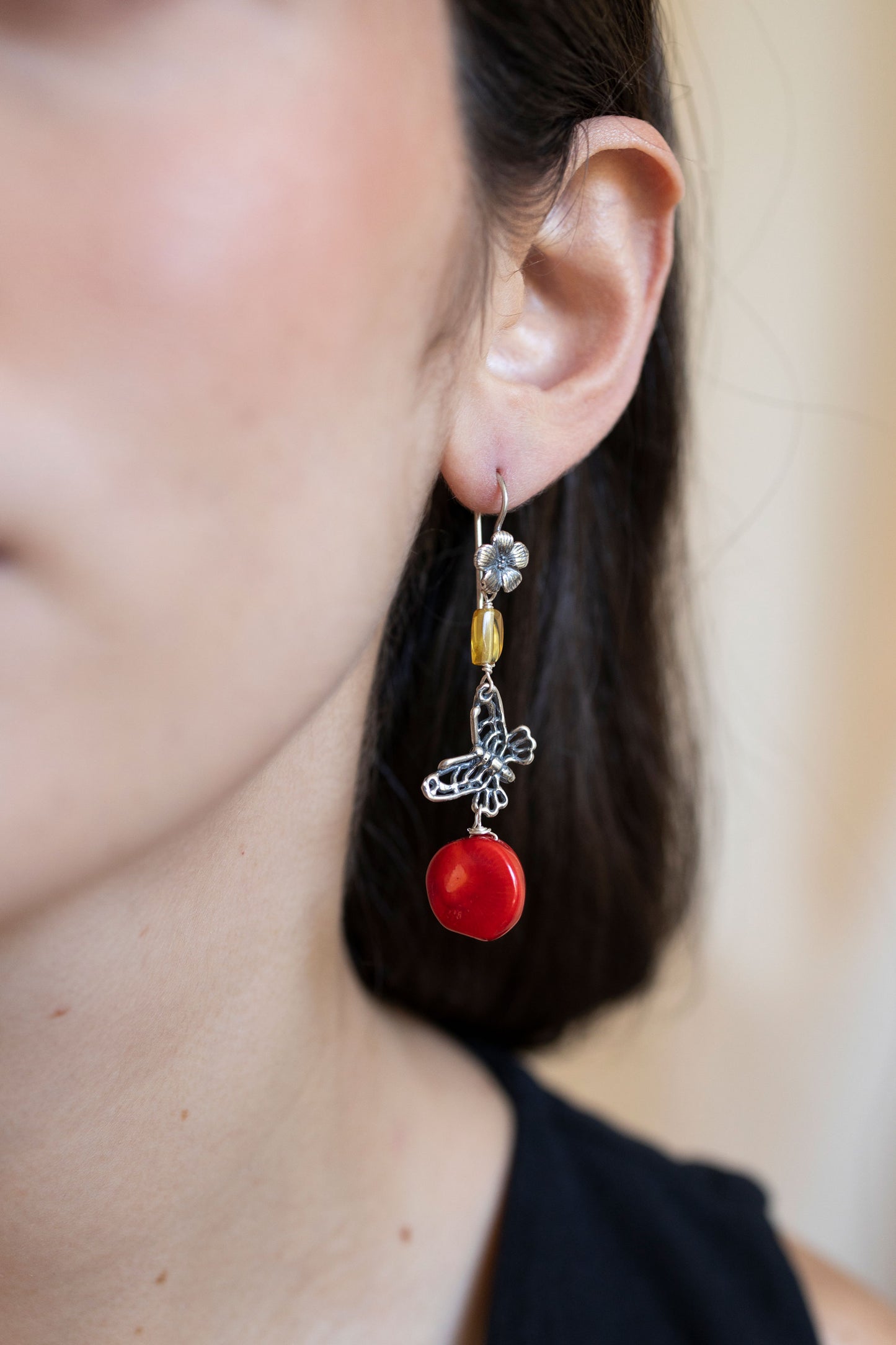 Aretes Mariposa de Guías