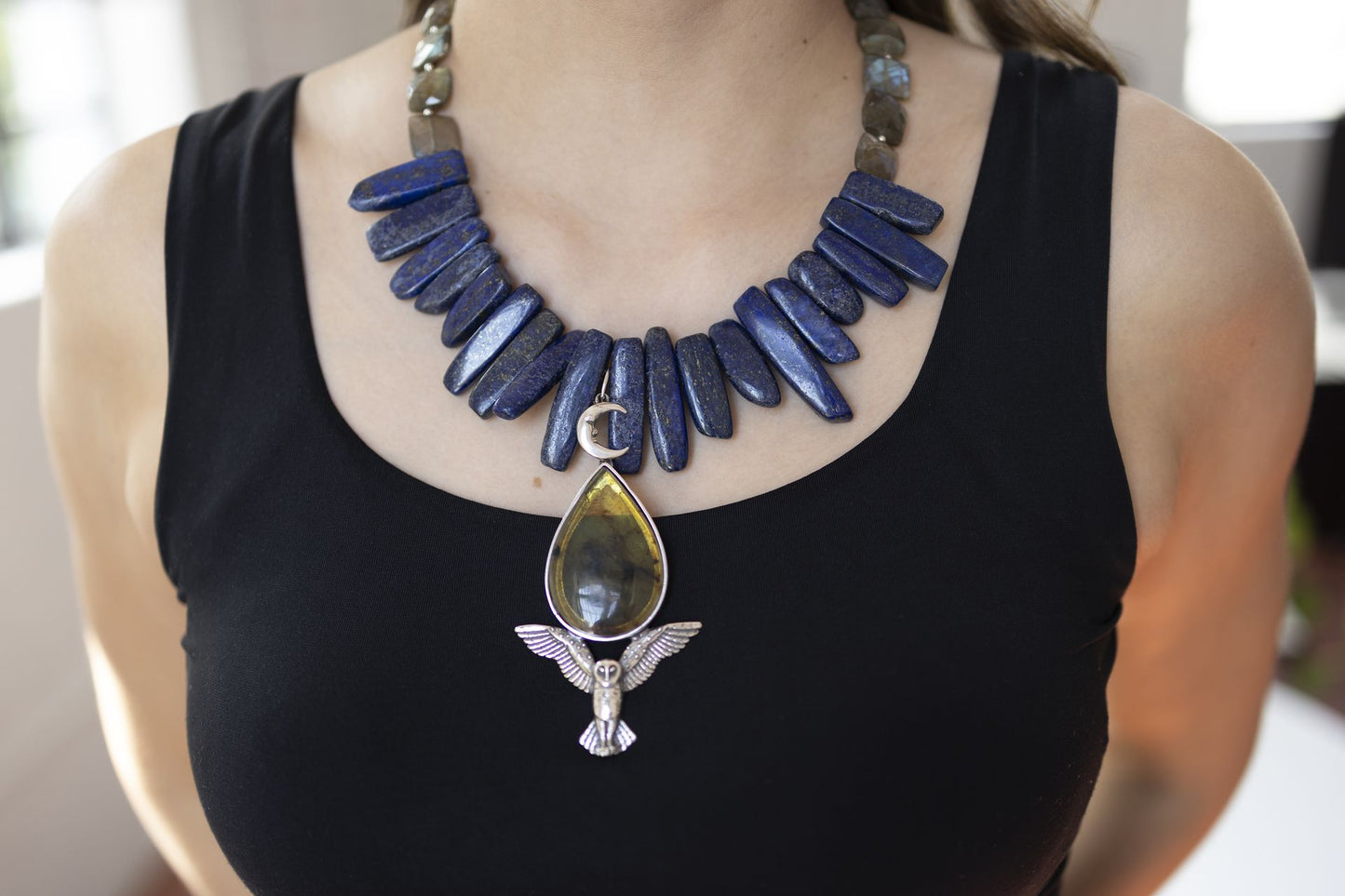 Collar sabiduría de lechuza