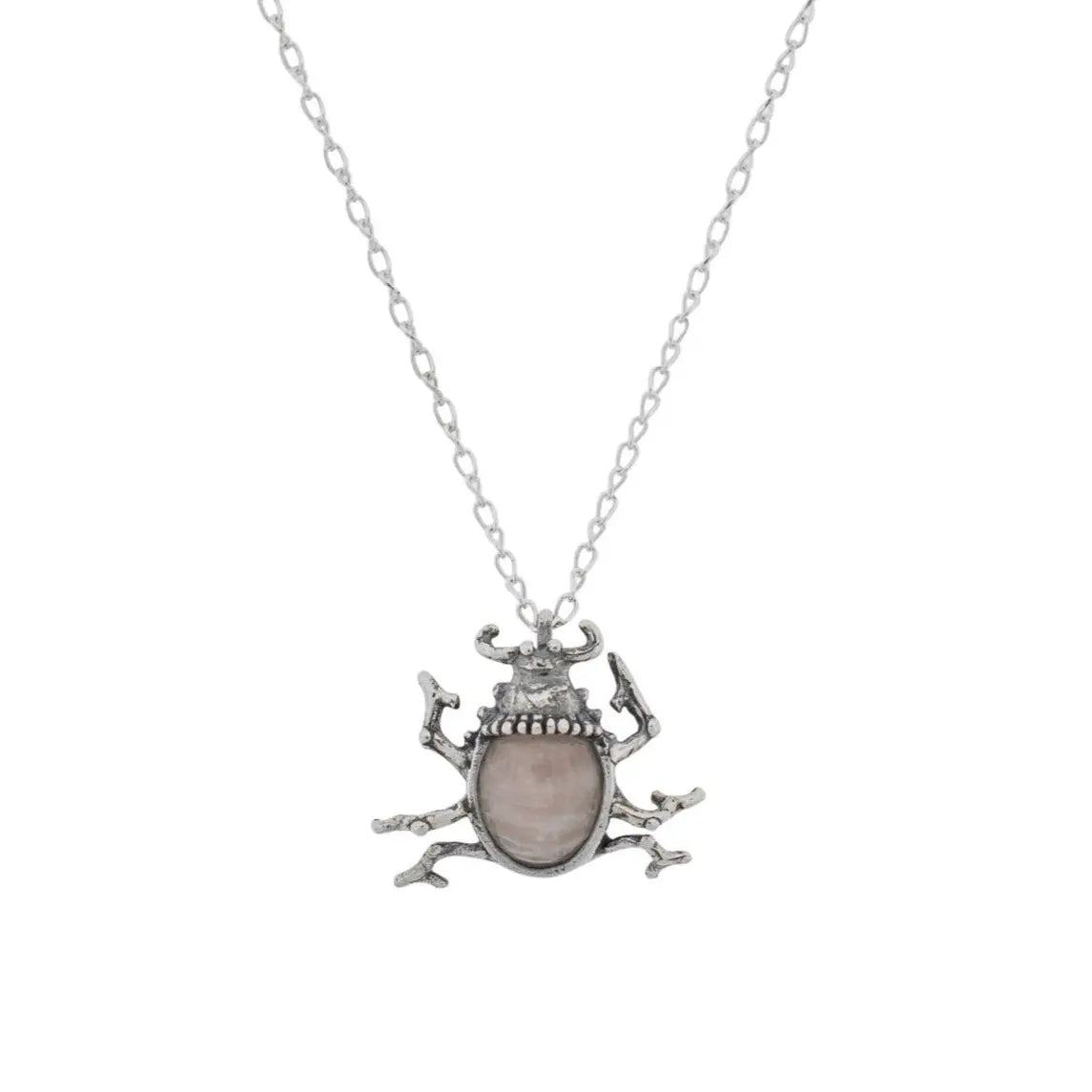 Dije escarabajo oval