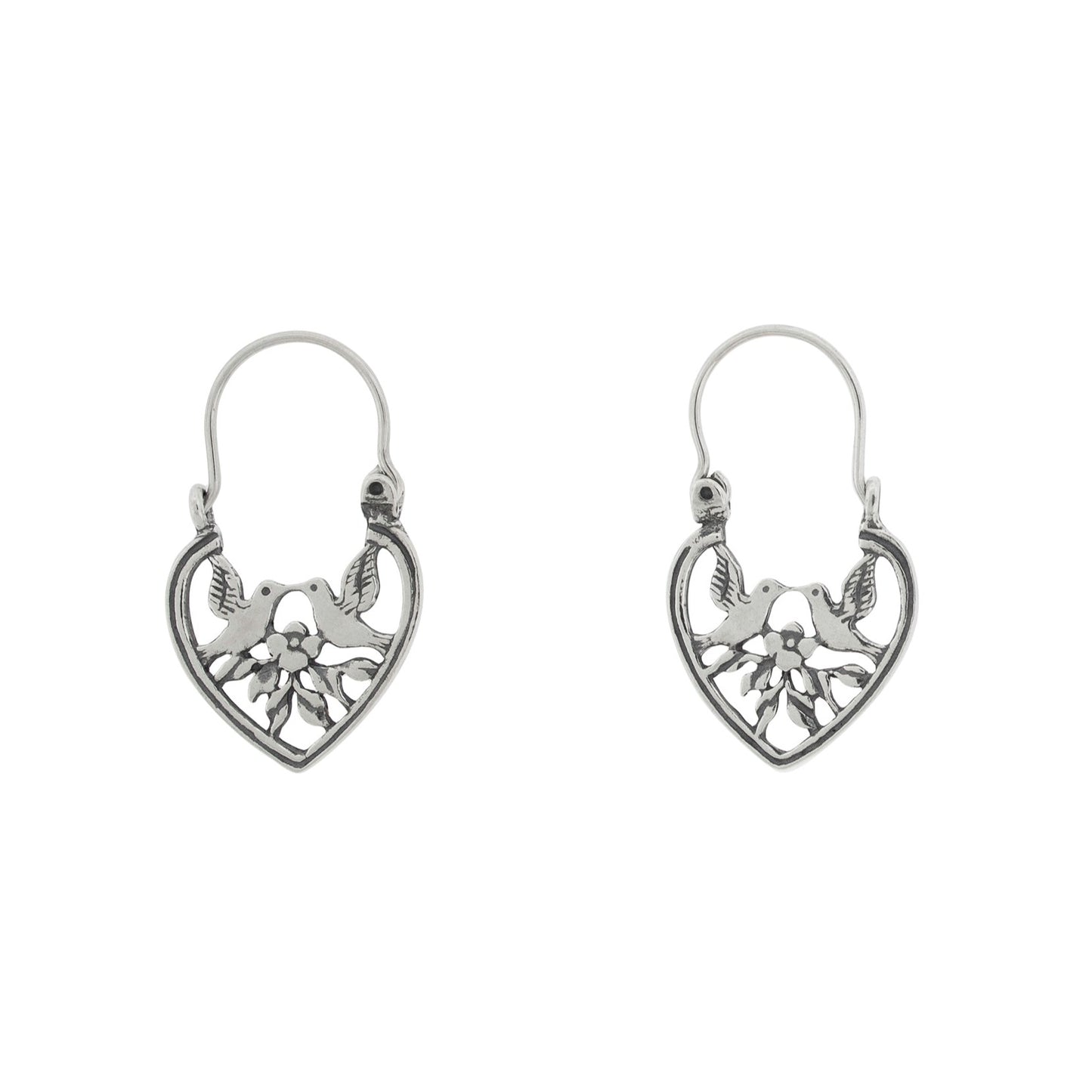 Arracadas Pajaritos Enamorados - Citlali Joyas