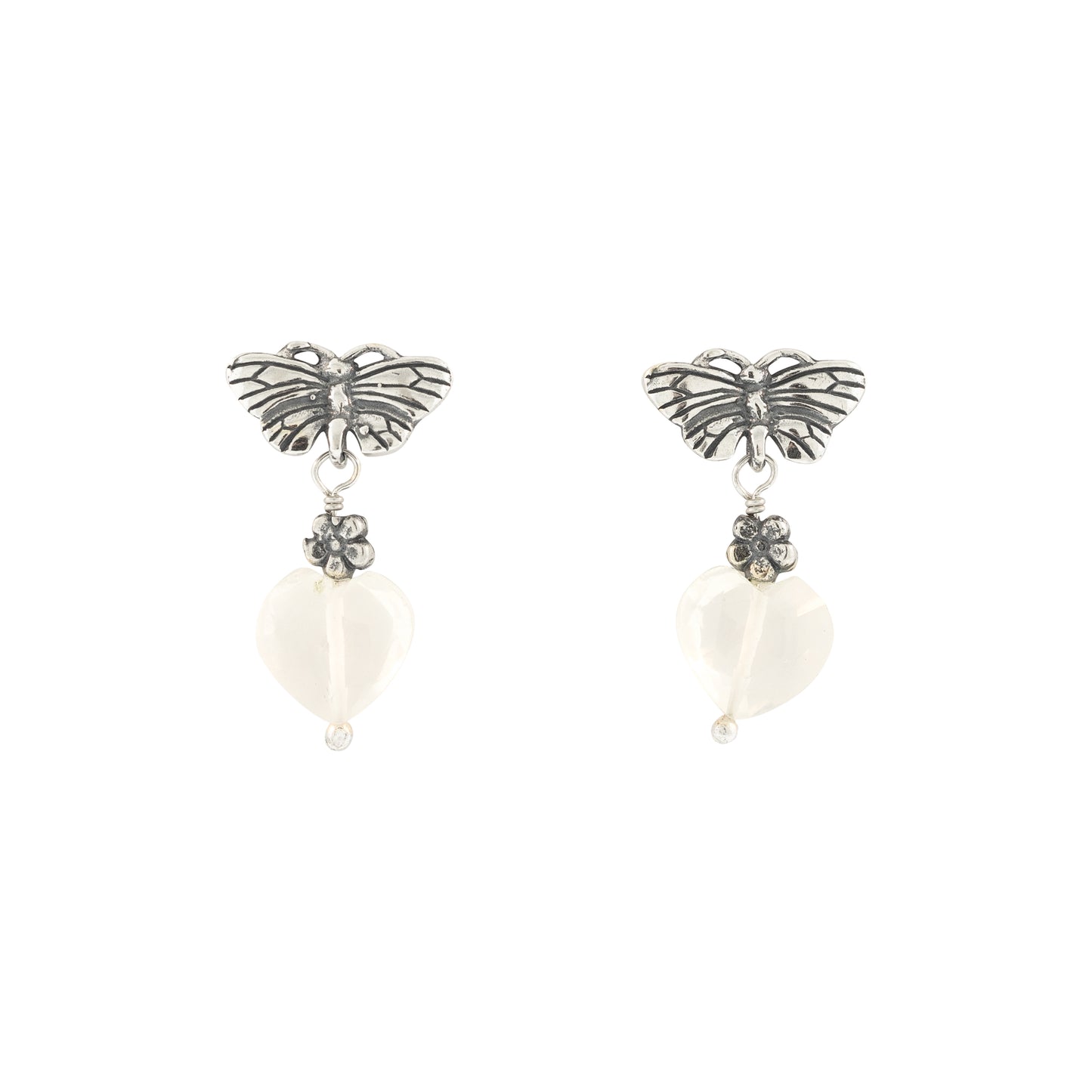 Aretitos de mariposas voladoras