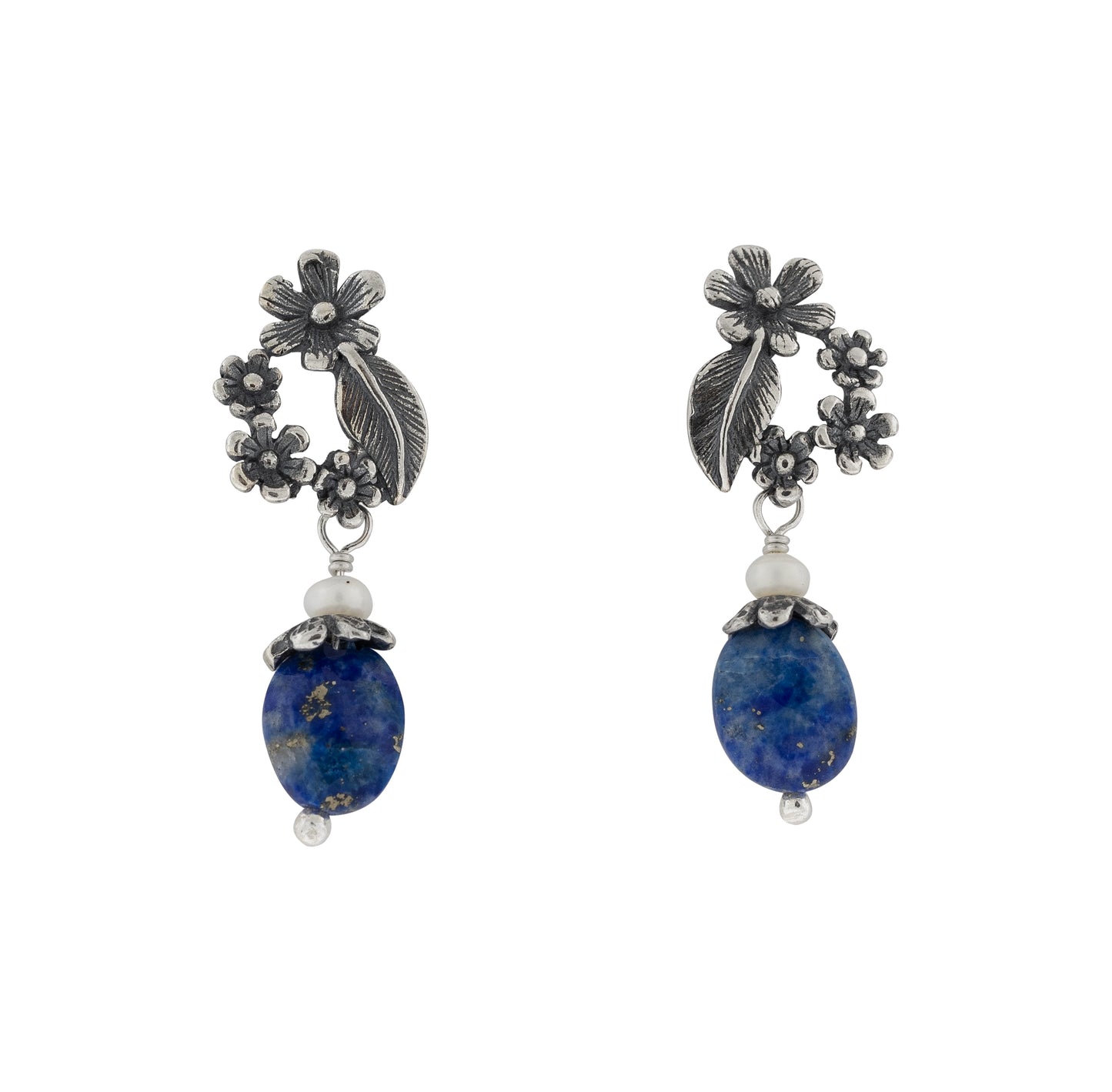 Aretes Corona de Flores Chico