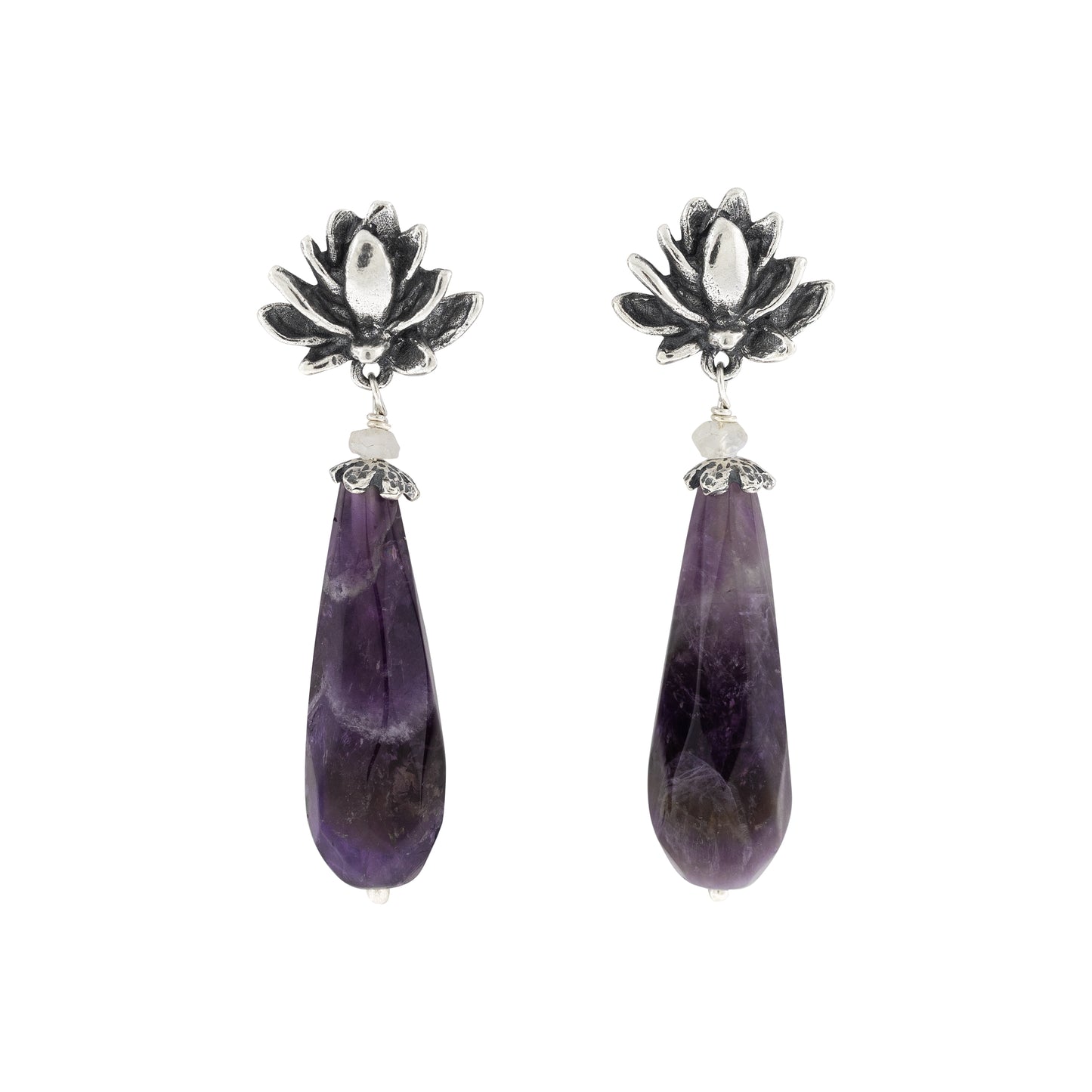 Aretes Flor de Loto chicos