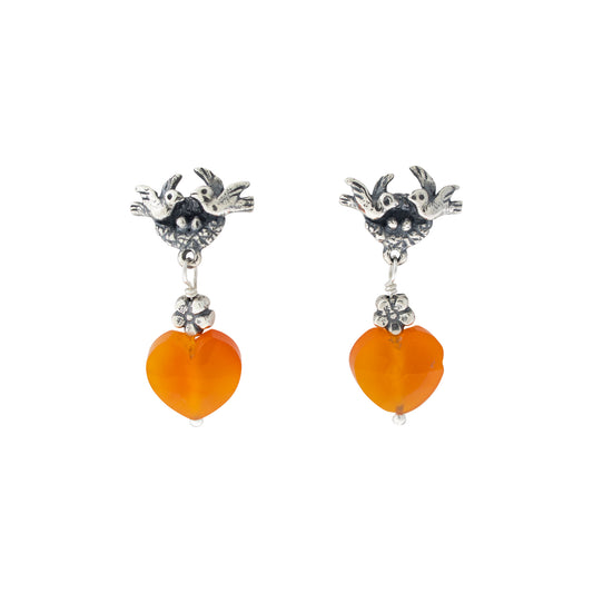 Aretes Pajaritos en el Nido