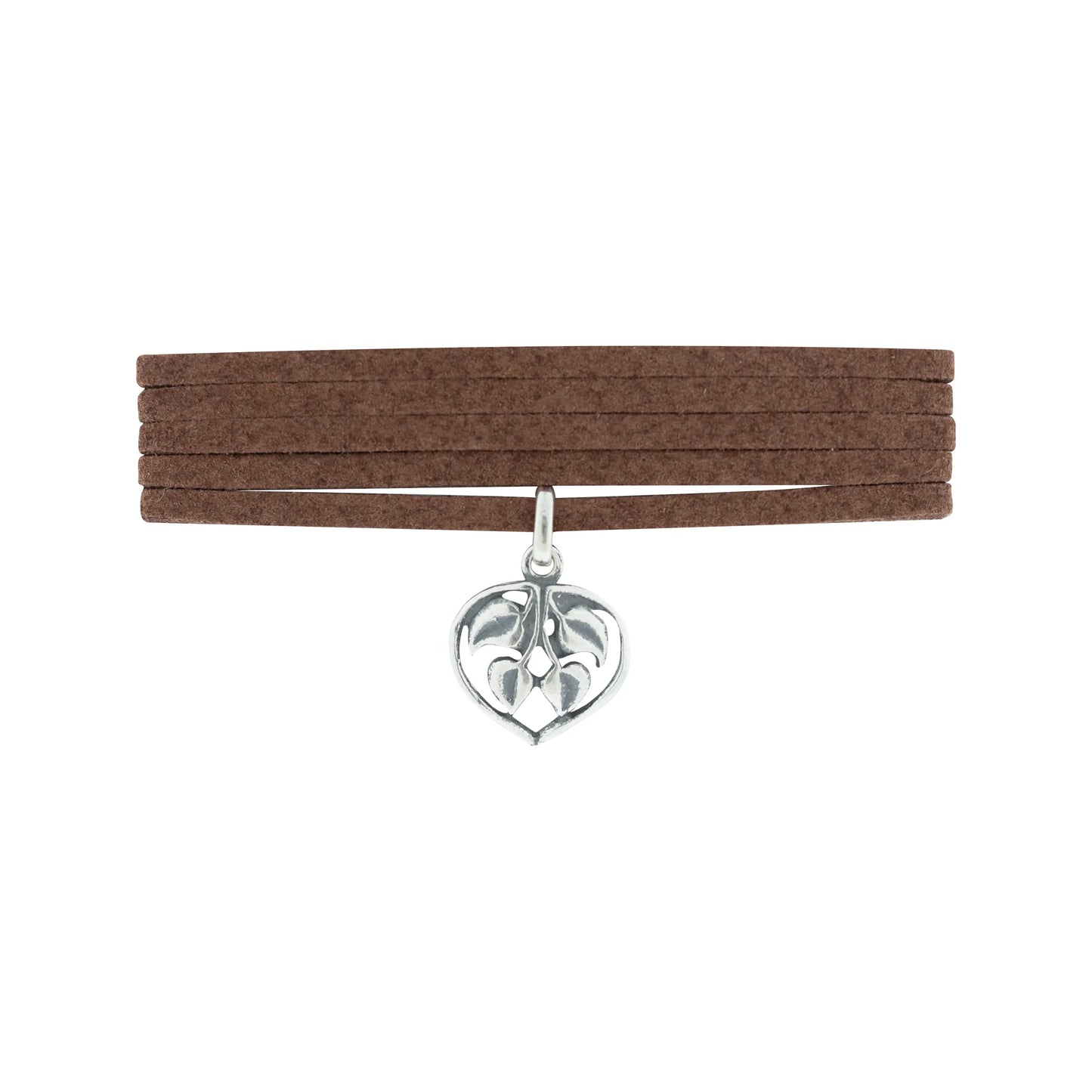 Dije corazón hojita