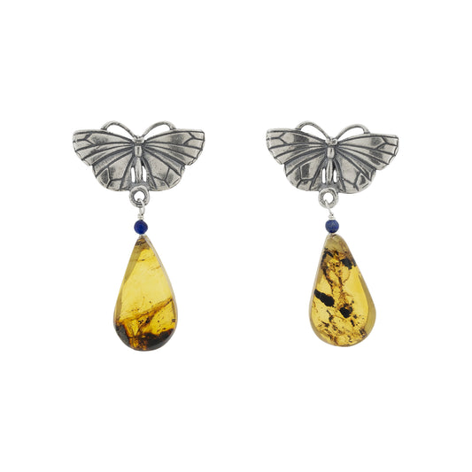 Aretes Mariposa Ámbar