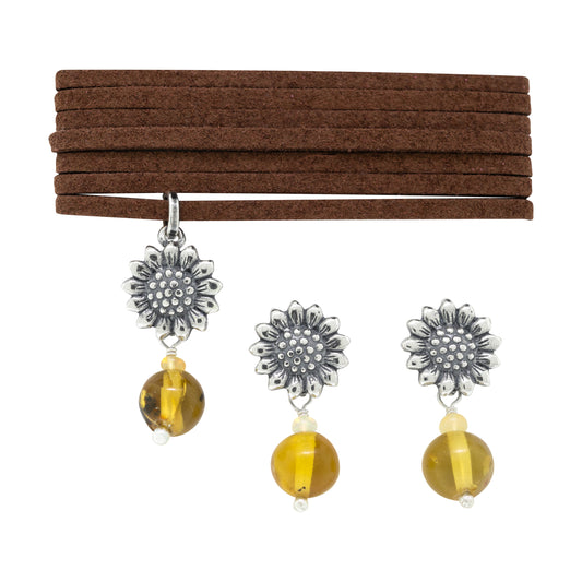 Juego de Girasoles Amarillos