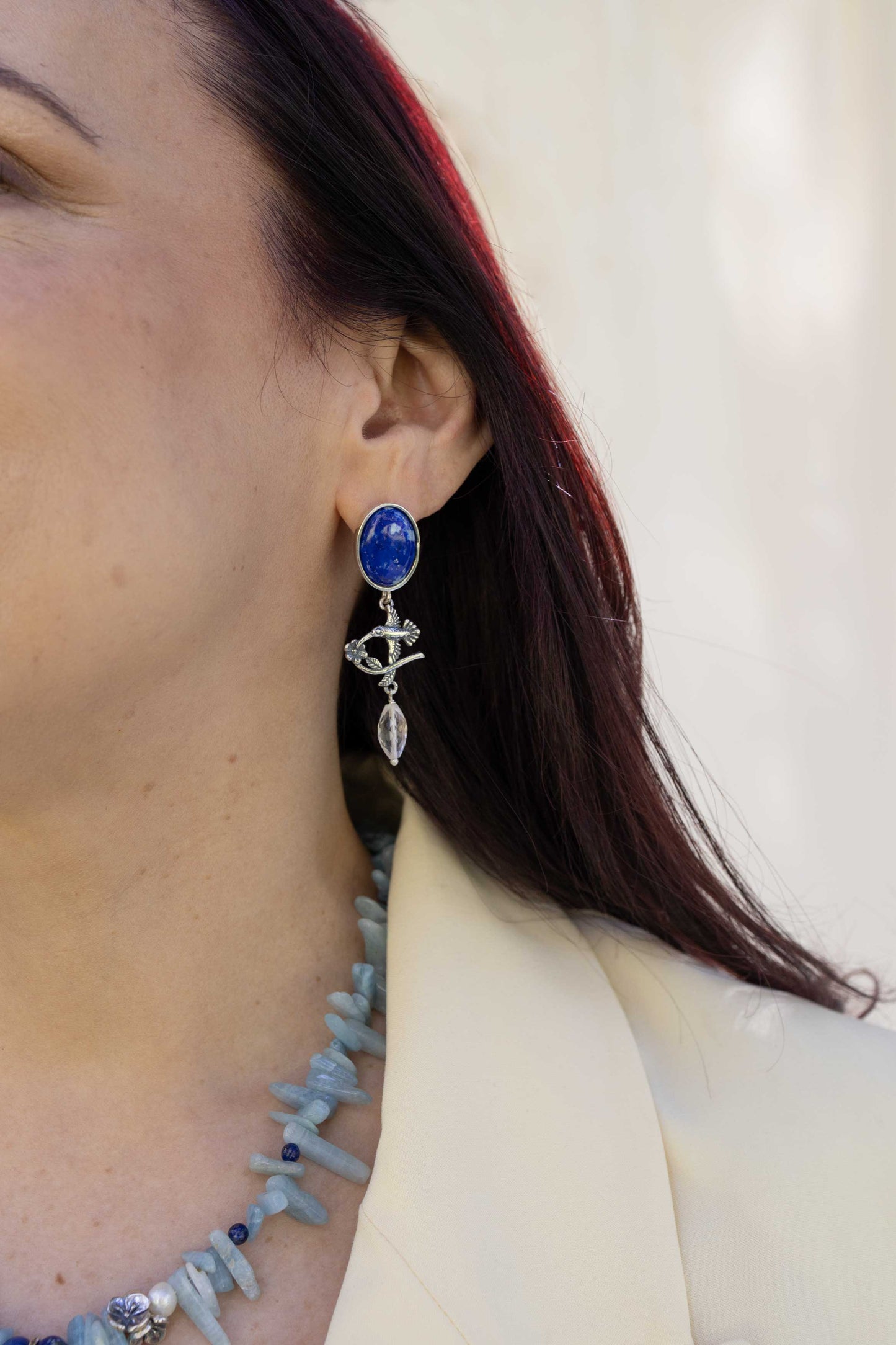 Aretes Colibrí en el cielo