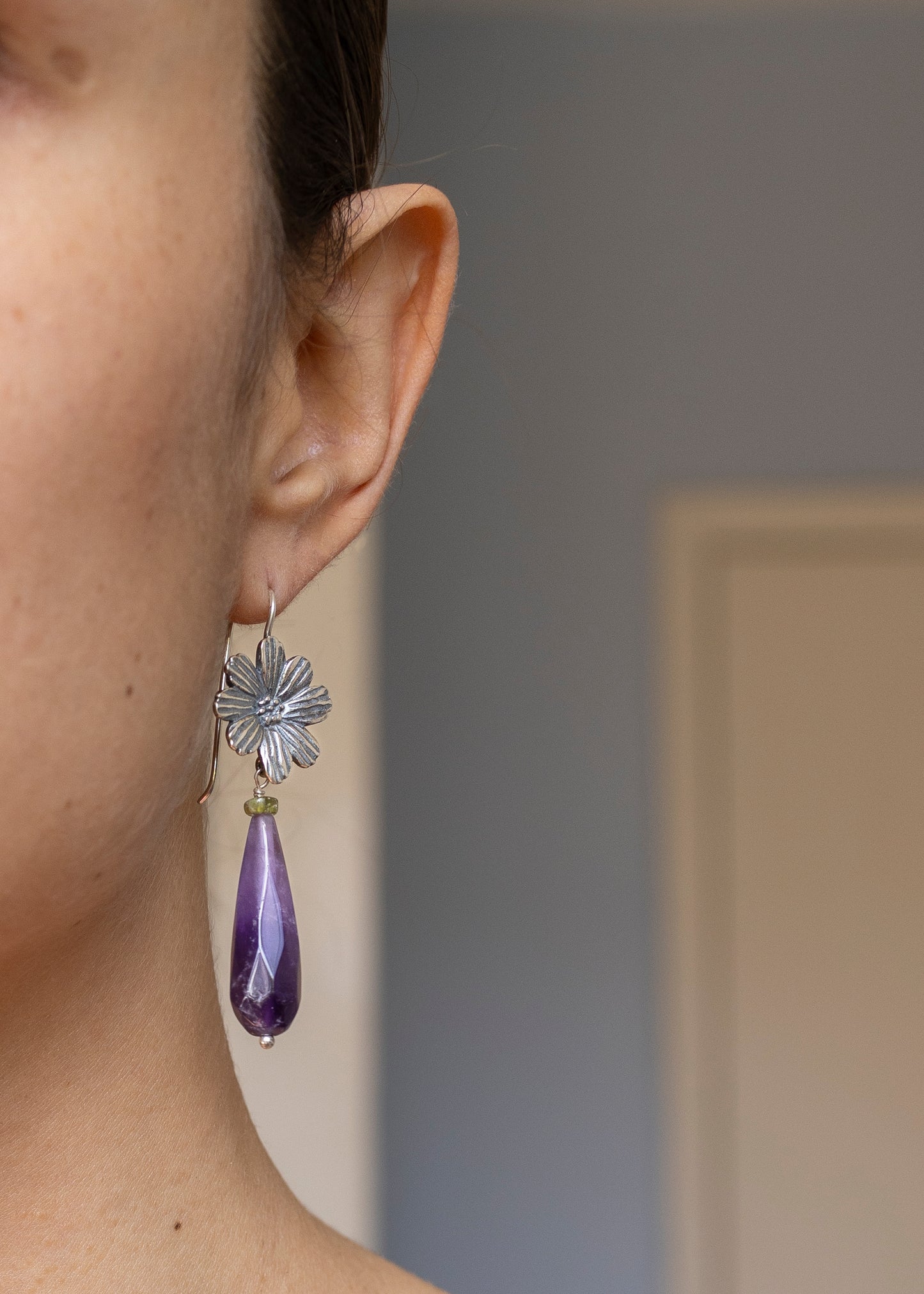 Aretes Margaritas de campo